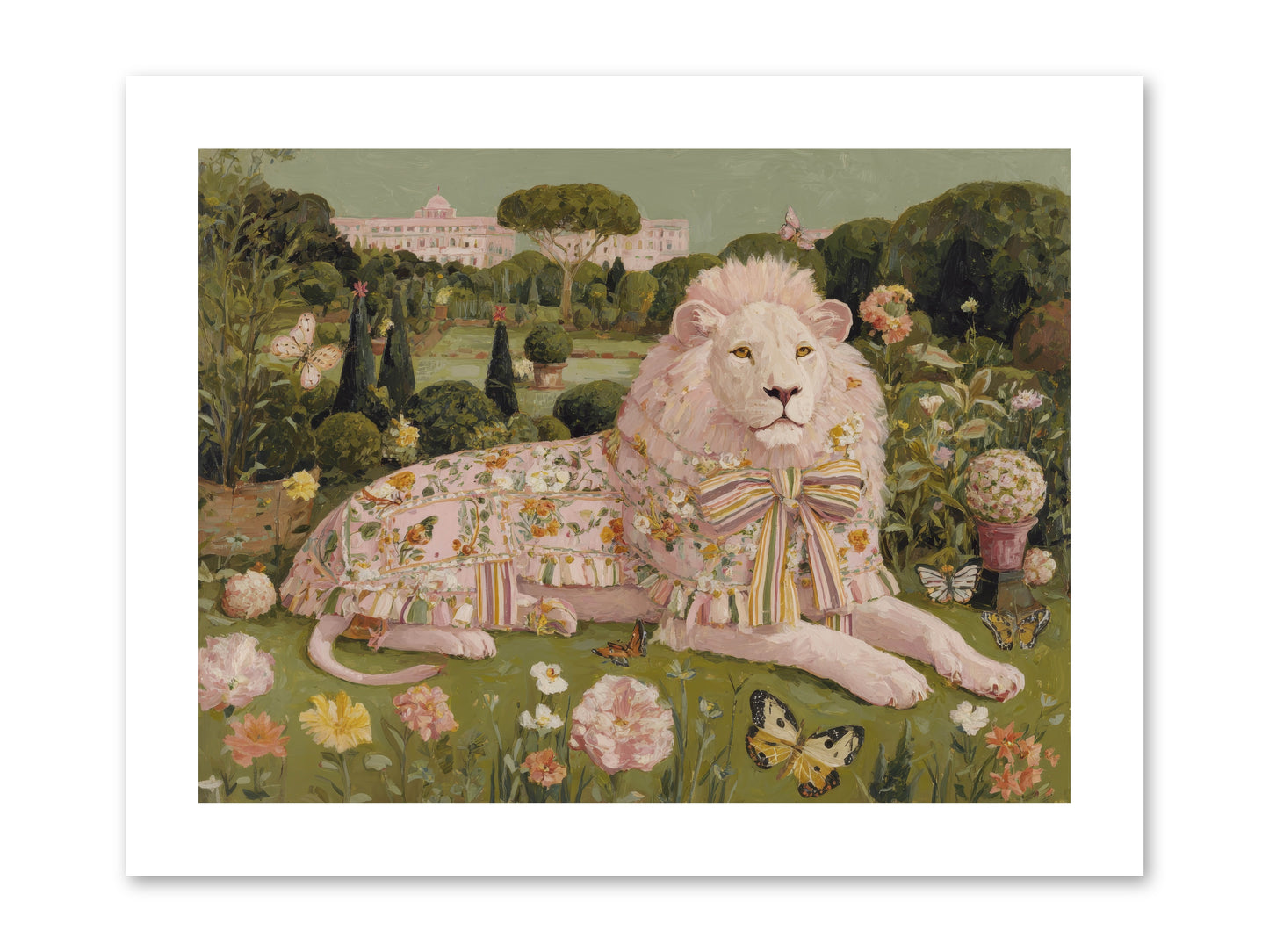 Blush Fold no.2 -- Loose Canvas Print 12x9