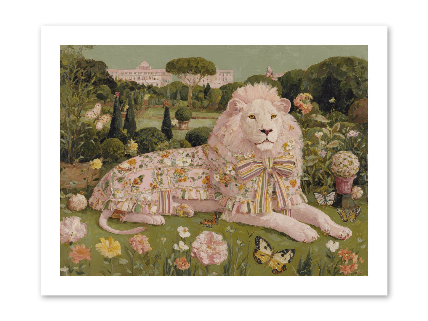 Blush Fold no.2 -- Loose Canvas Print 16x12