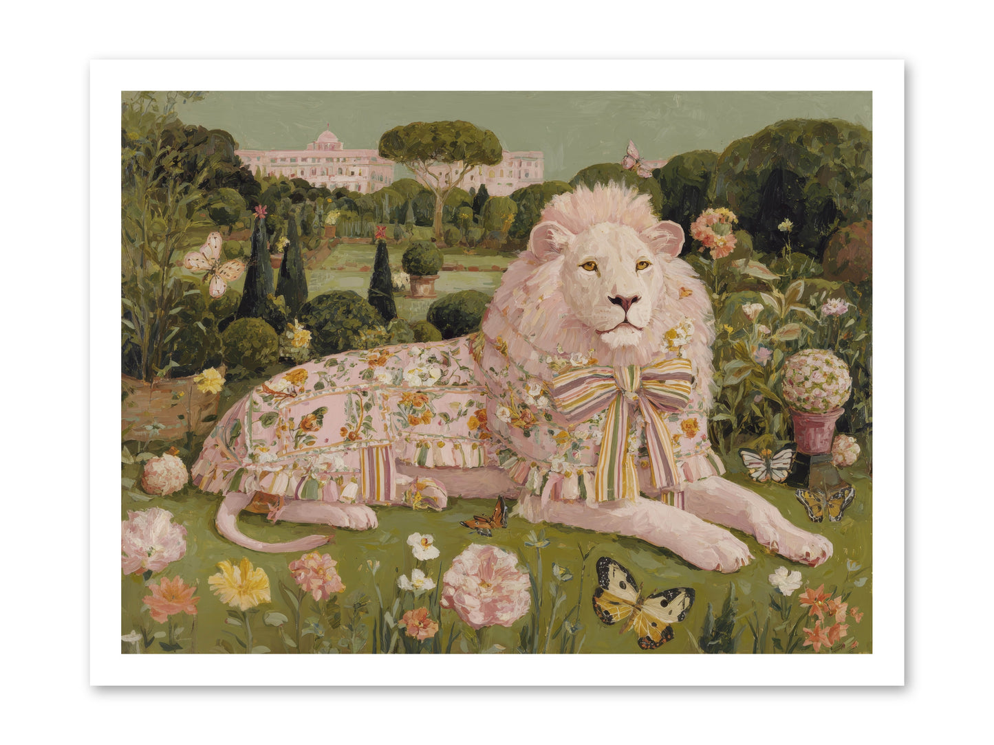 Blush Fold no.2 -- Loose Canvas Print 24x18