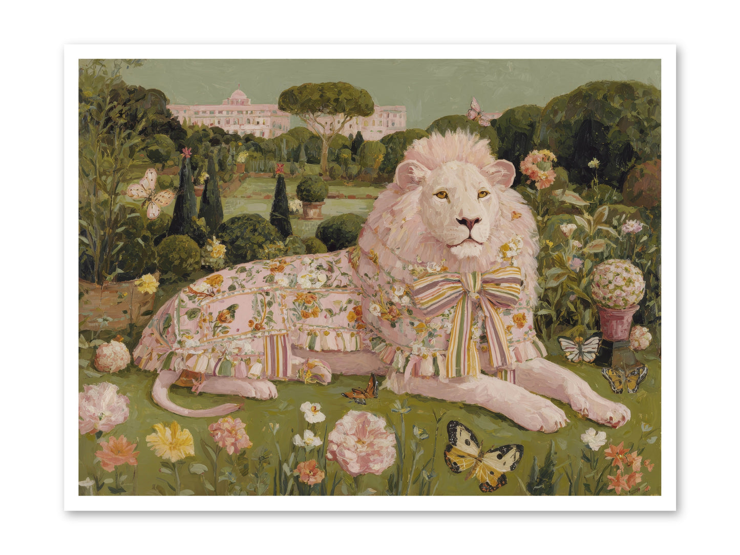 Blush Fold no.2 -- Loose Canvas Print 40x30