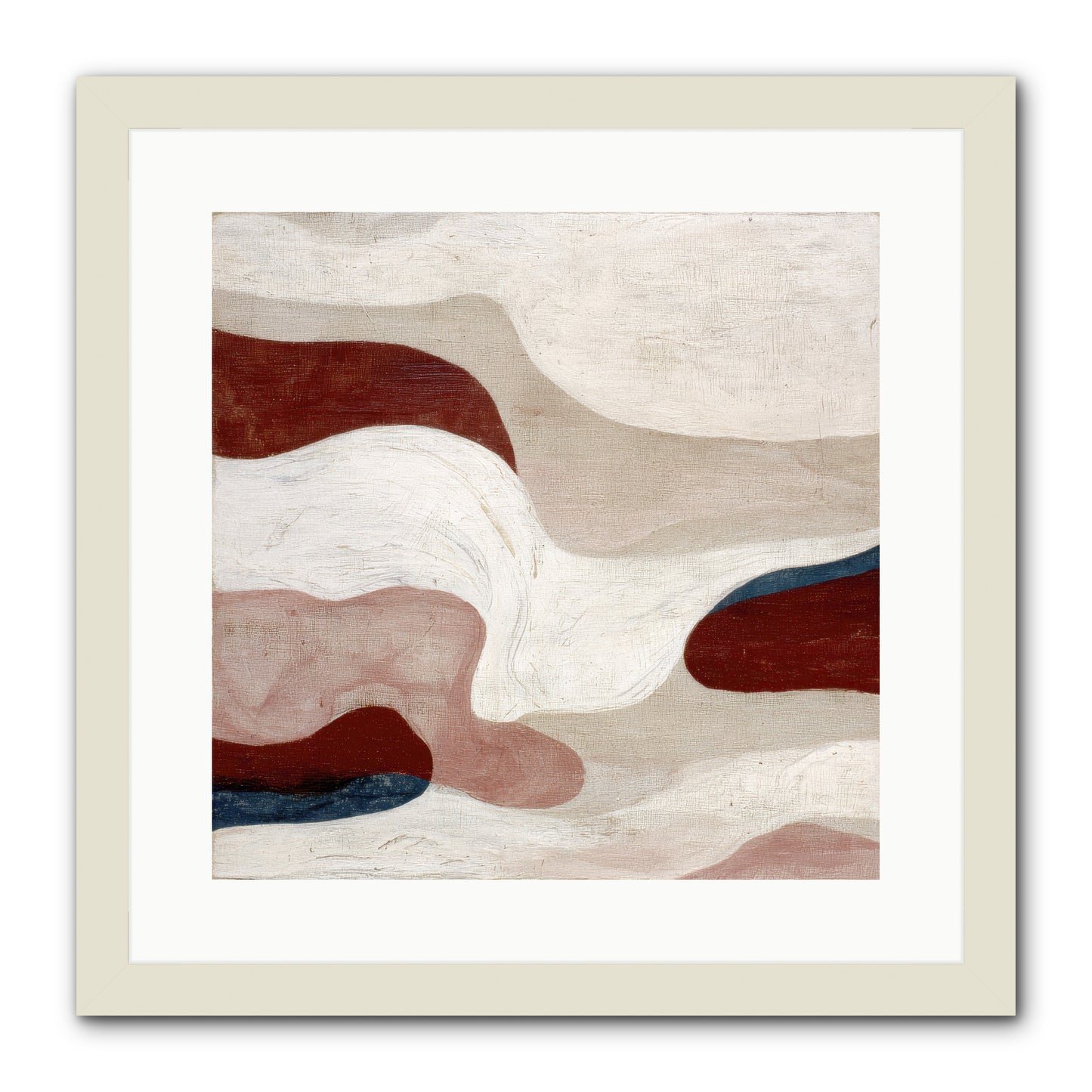 Blush Haven -- Framed Print - White 16x16
