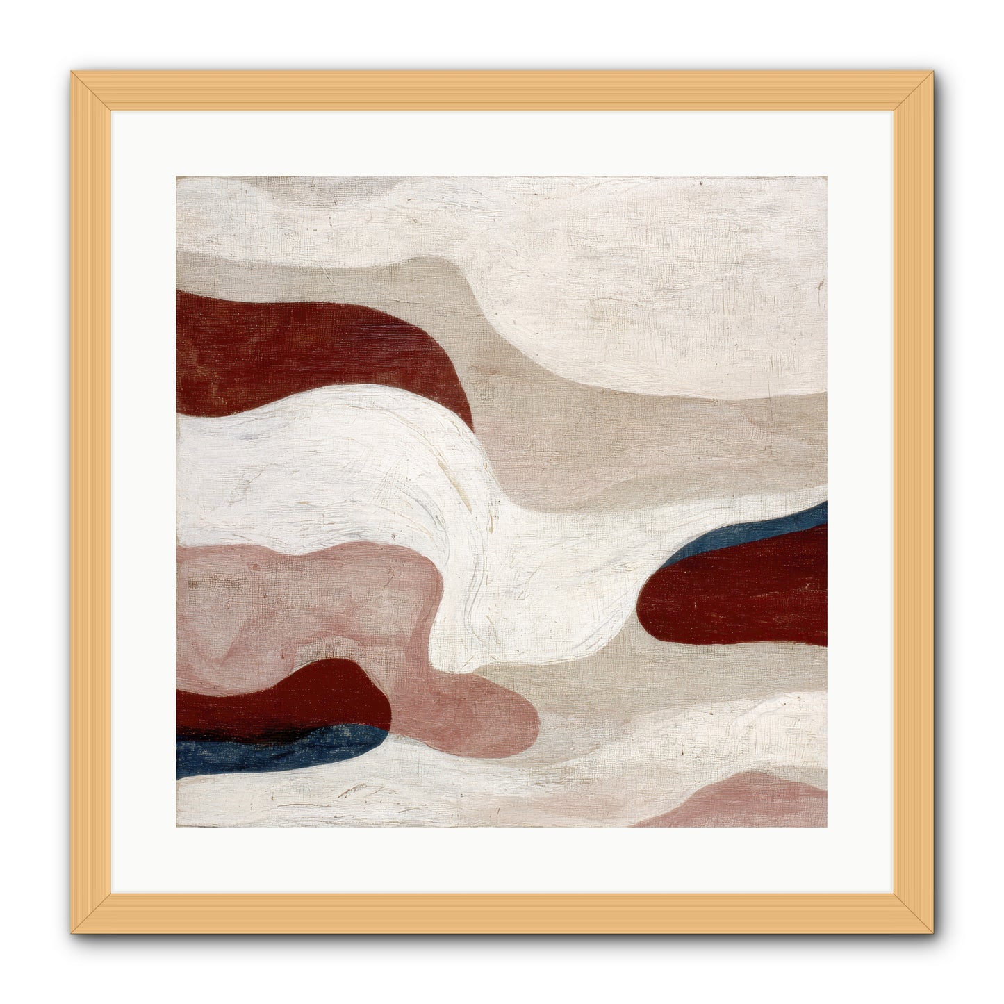 Blush Haven -- Framed Print - Natural 20x20
