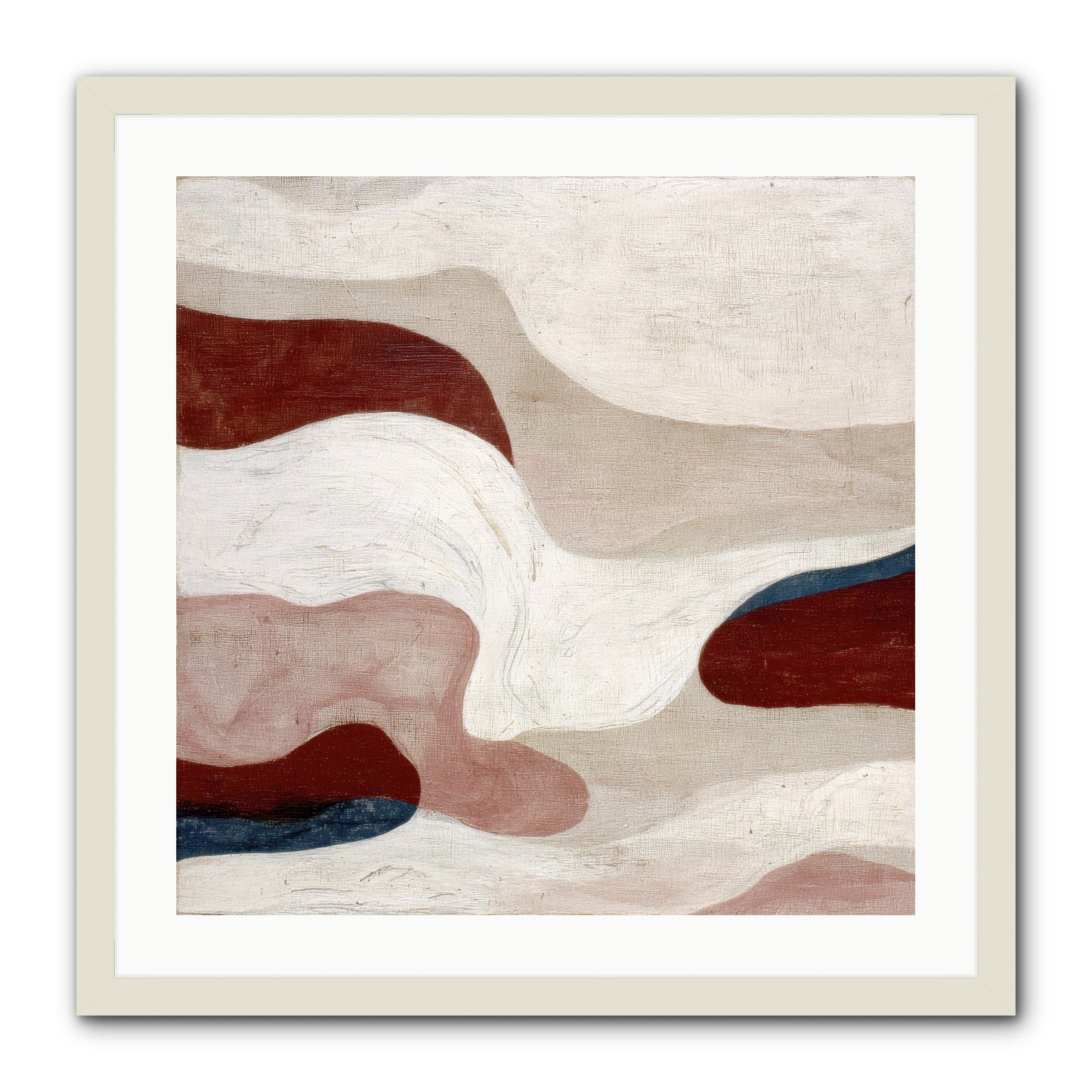 Blush Haven -- Framed Print - White 24x24