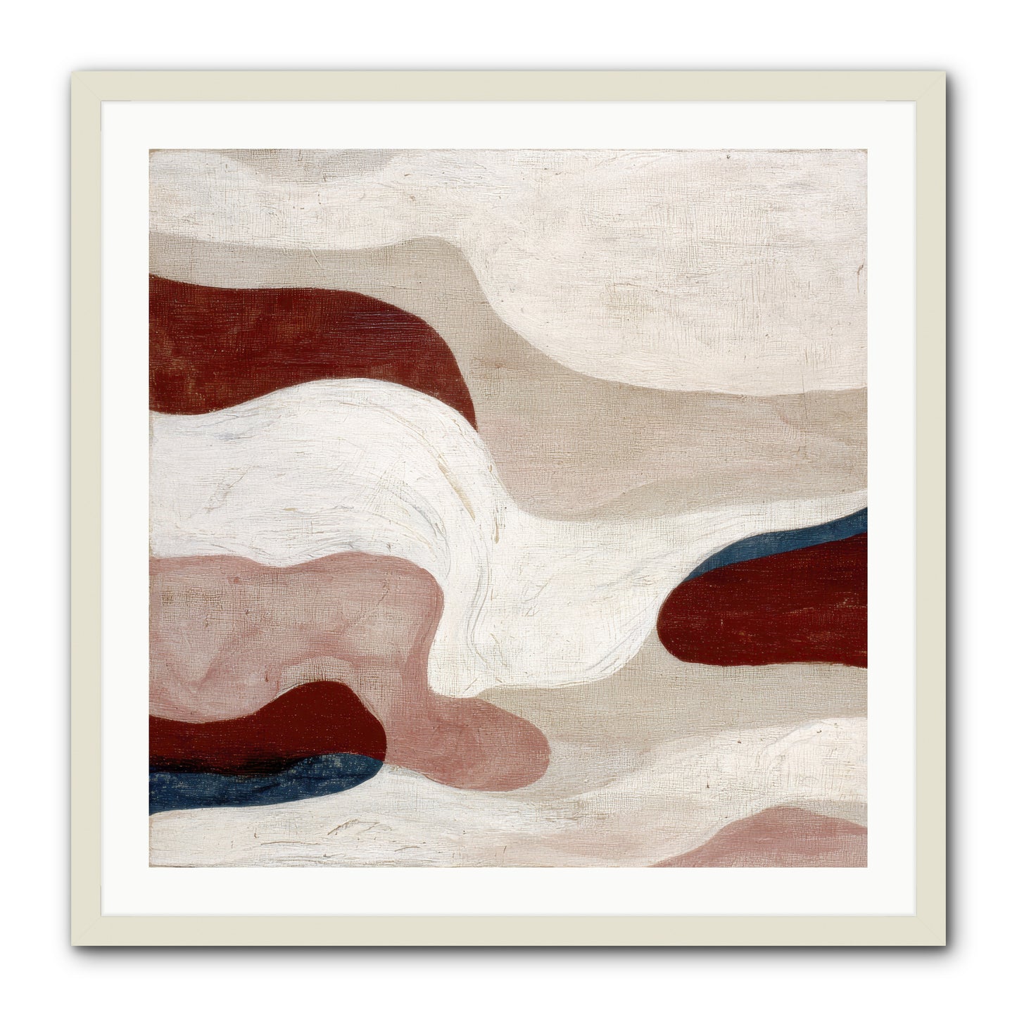 Blush Haven -- Framed Print - White 30x30