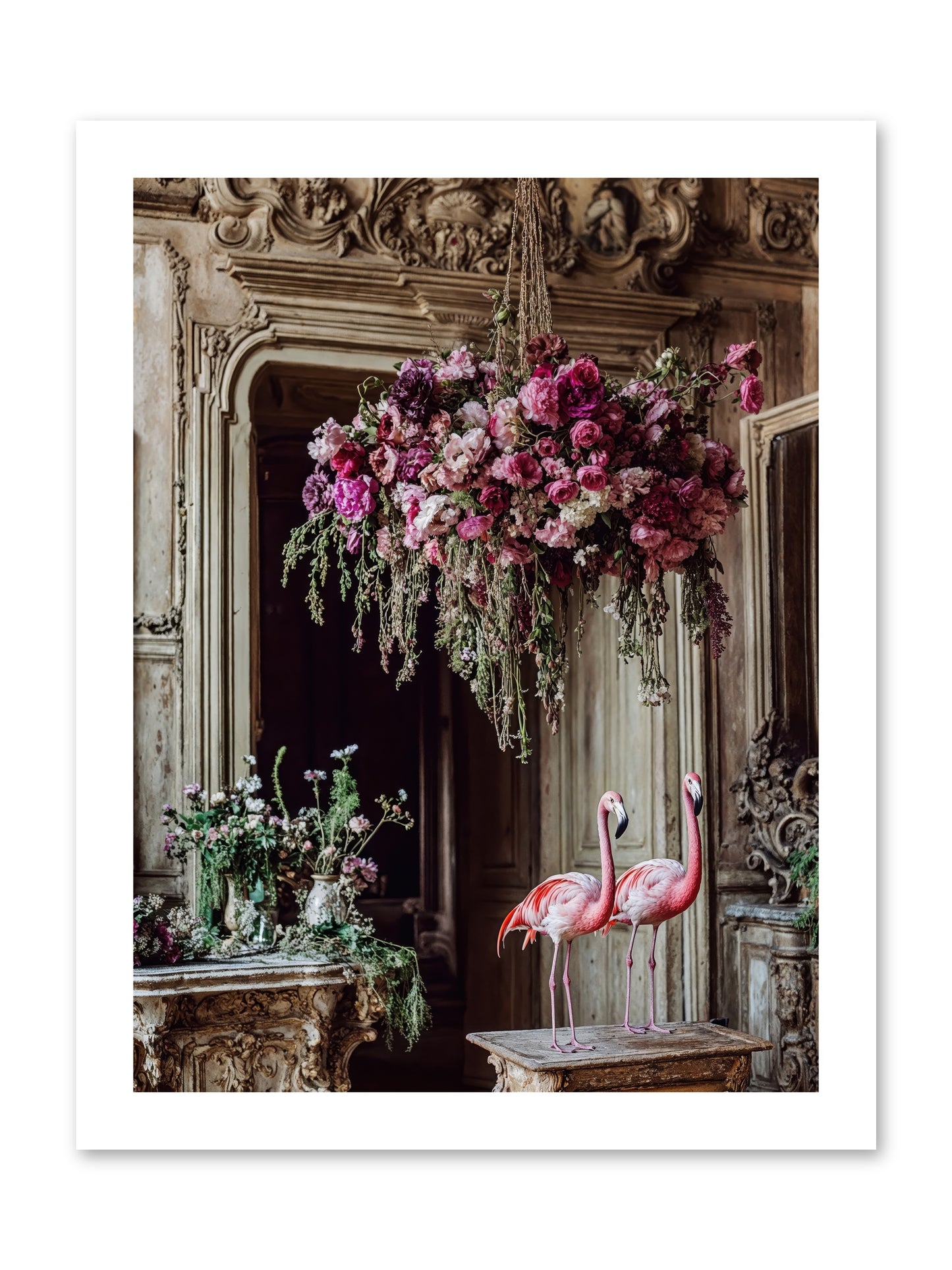 Blush Hour Sentinels -- Paper Print 12x16