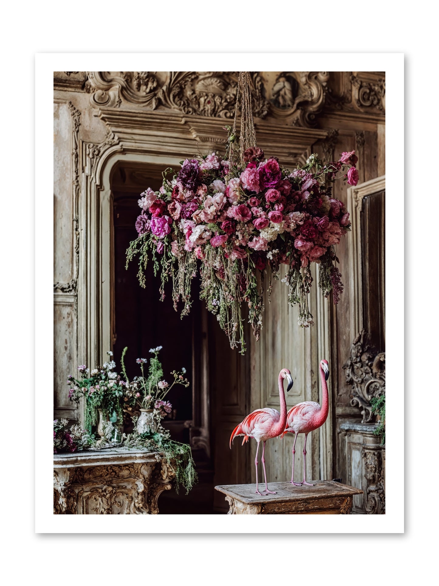 Blush Hour Sentinels -- Paper Print 18x24