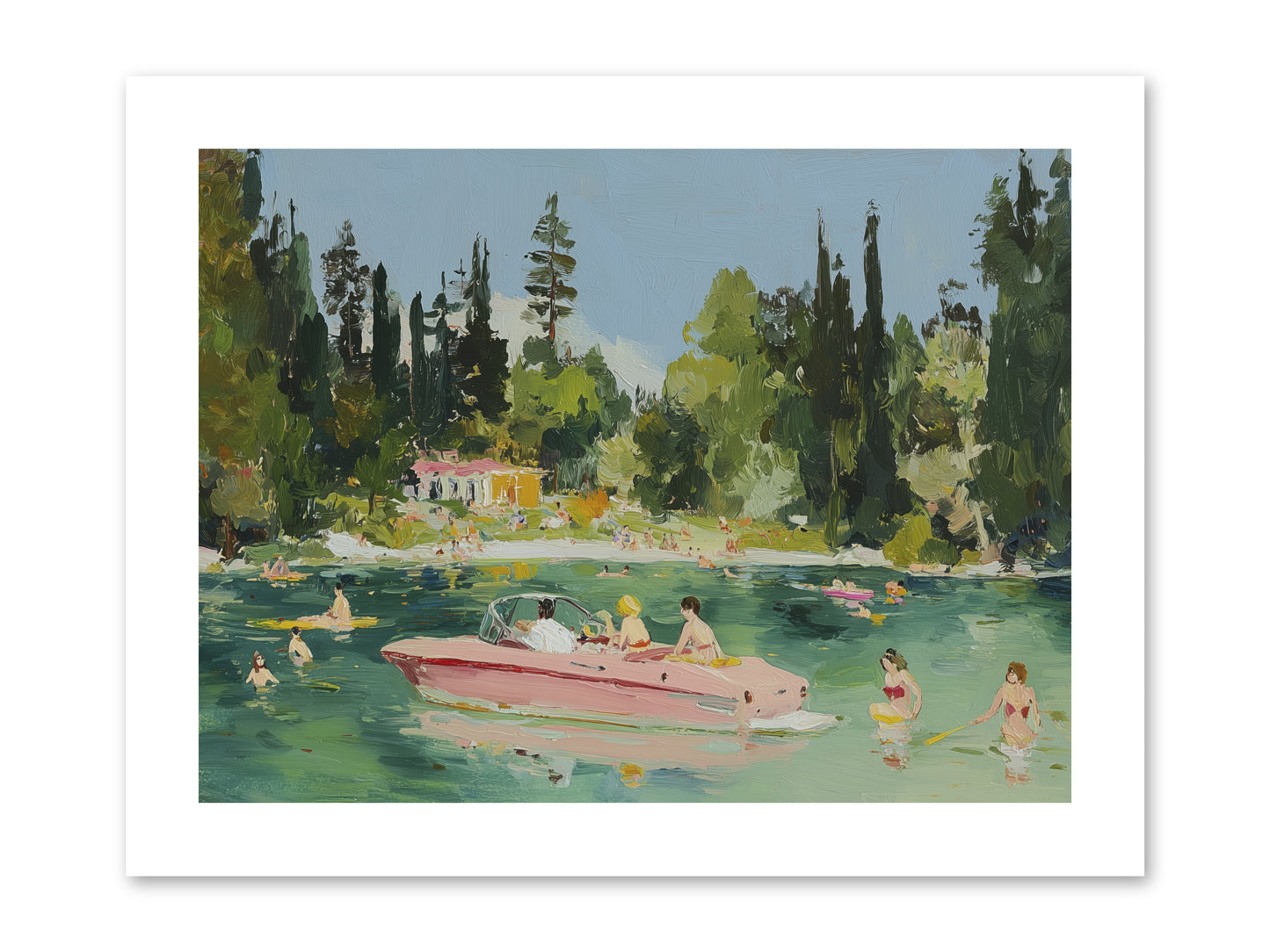 Boat Life -- Paper Print 12x9