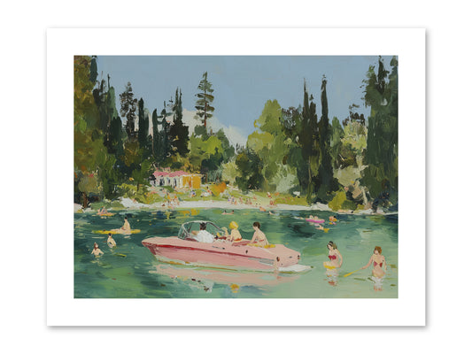 Boat Life -- Paper Print 12x9