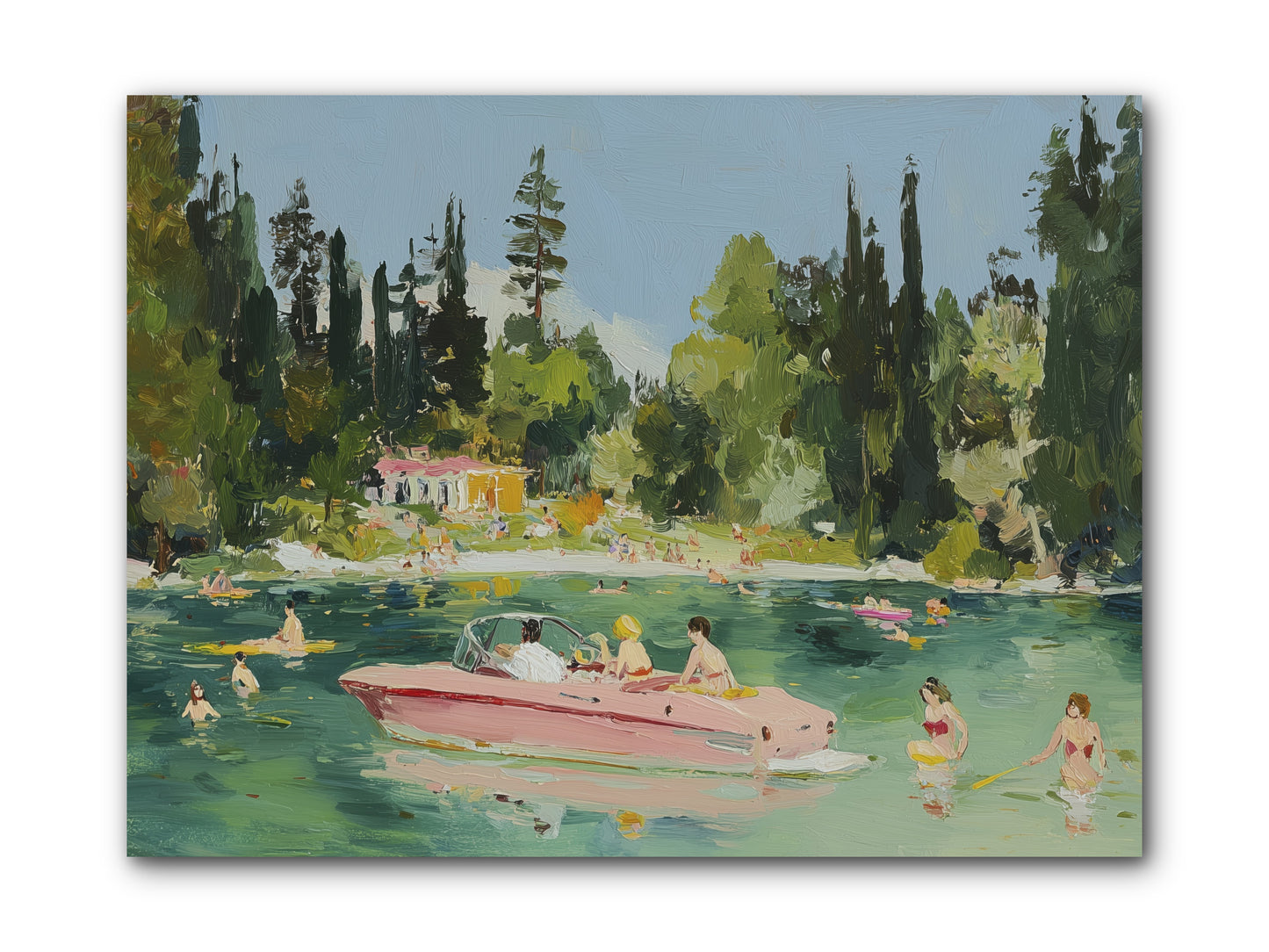 Boat Life -- Wrapped Canvas 12x9