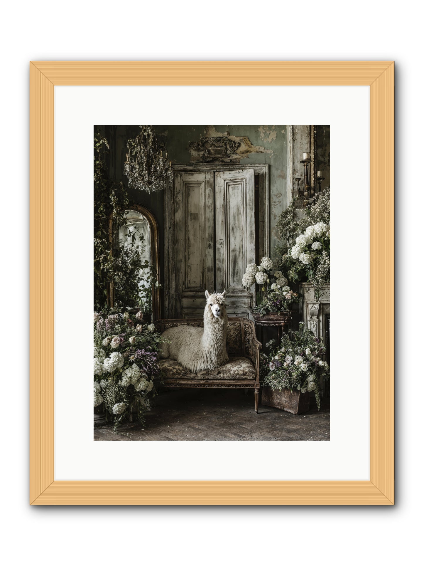 Bohemia -- Framed Print - Natural 12x16
