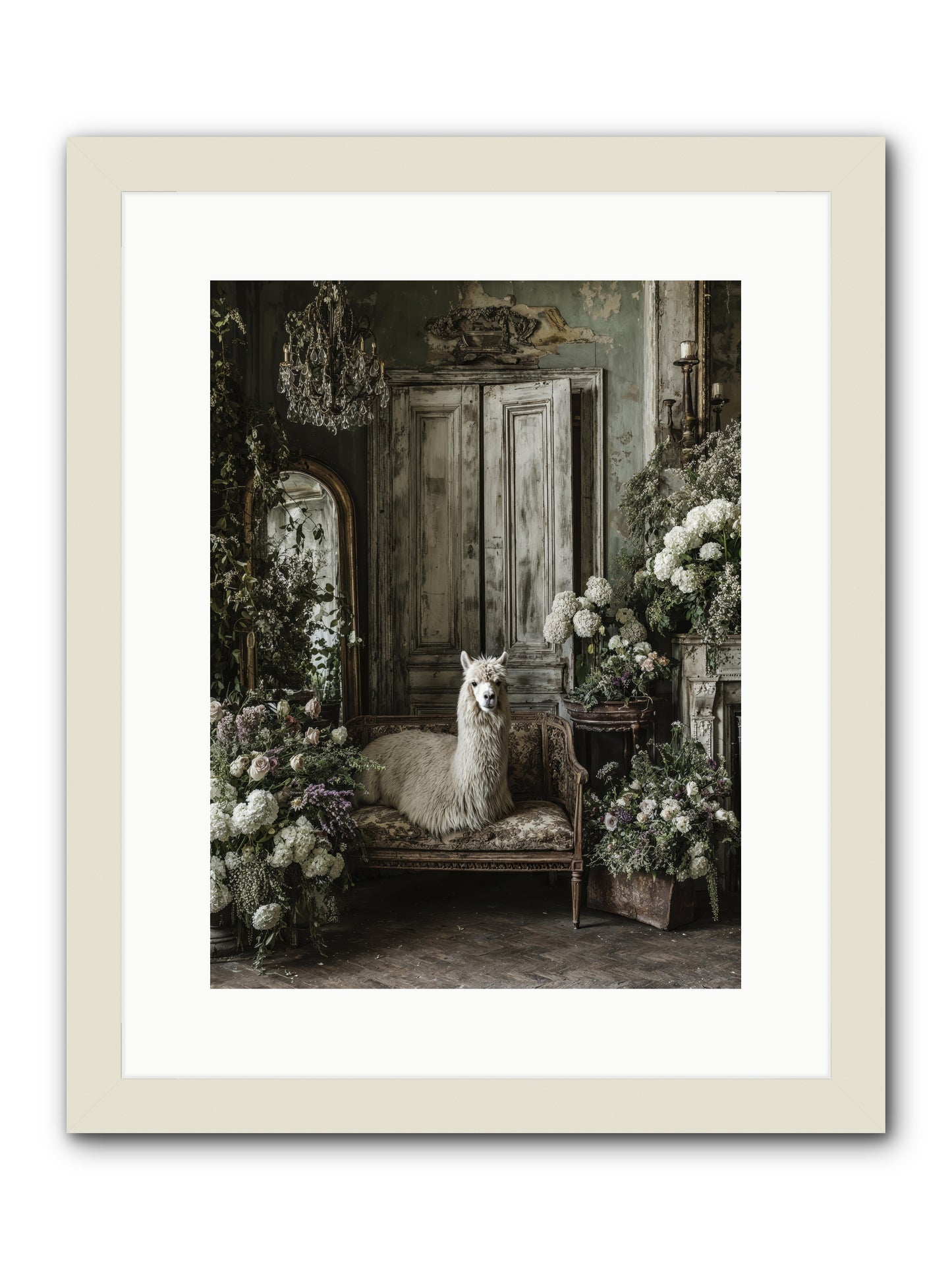 Bohemia -- Framed Print - White 12x16