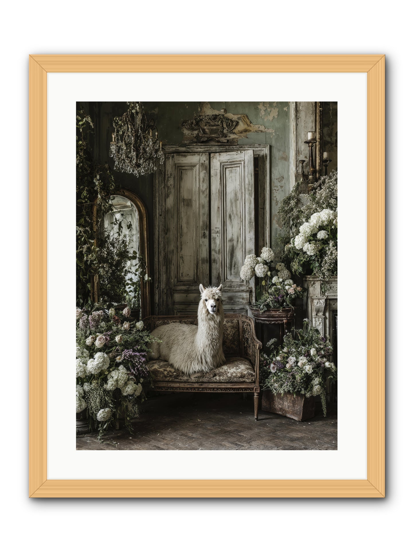 Bohemia -- Framed Print - Natural 18x24