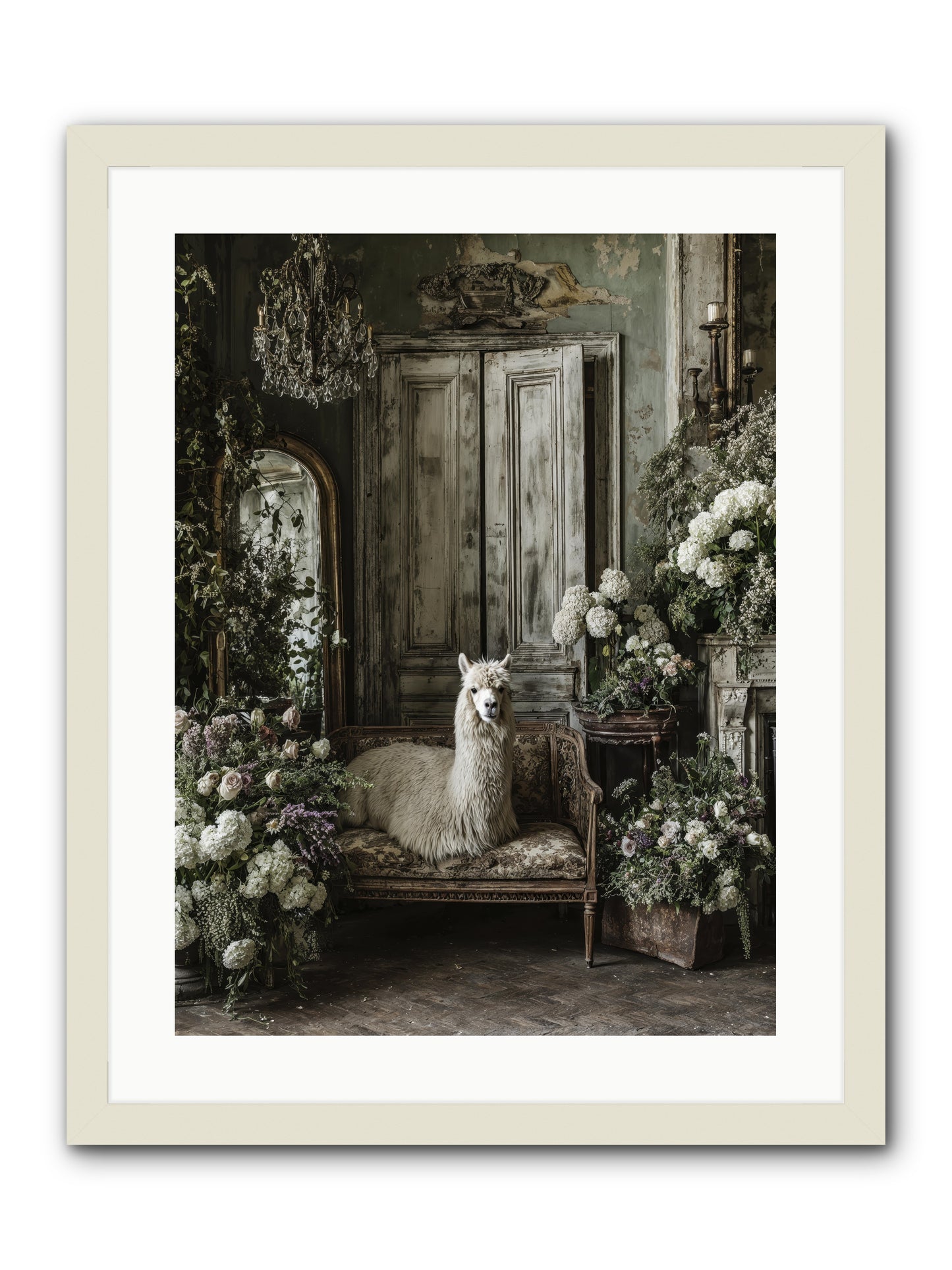 Bohemia -- Framed Print - White 18x24