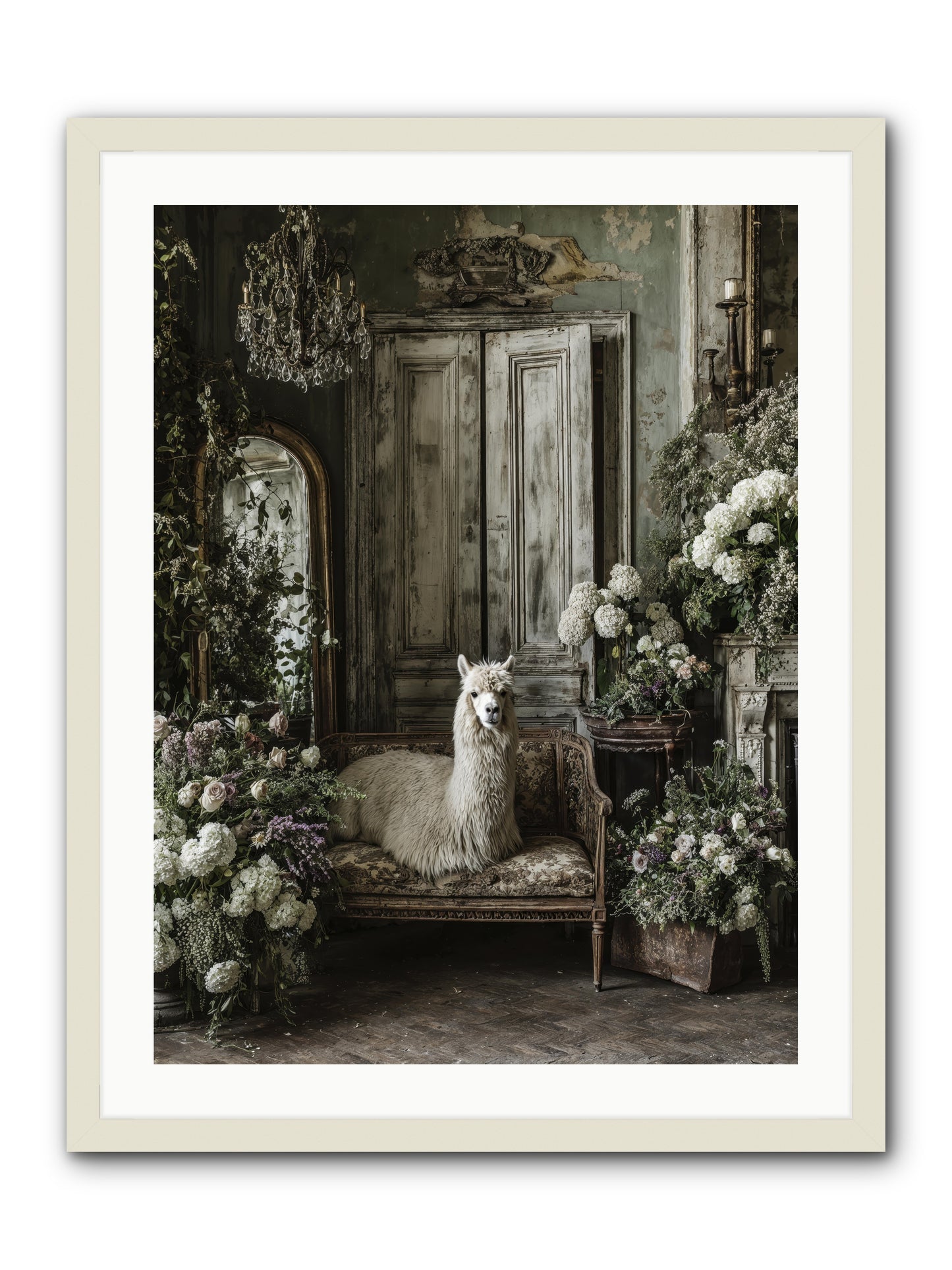 Bohemia -- Framed Print - White 24x32