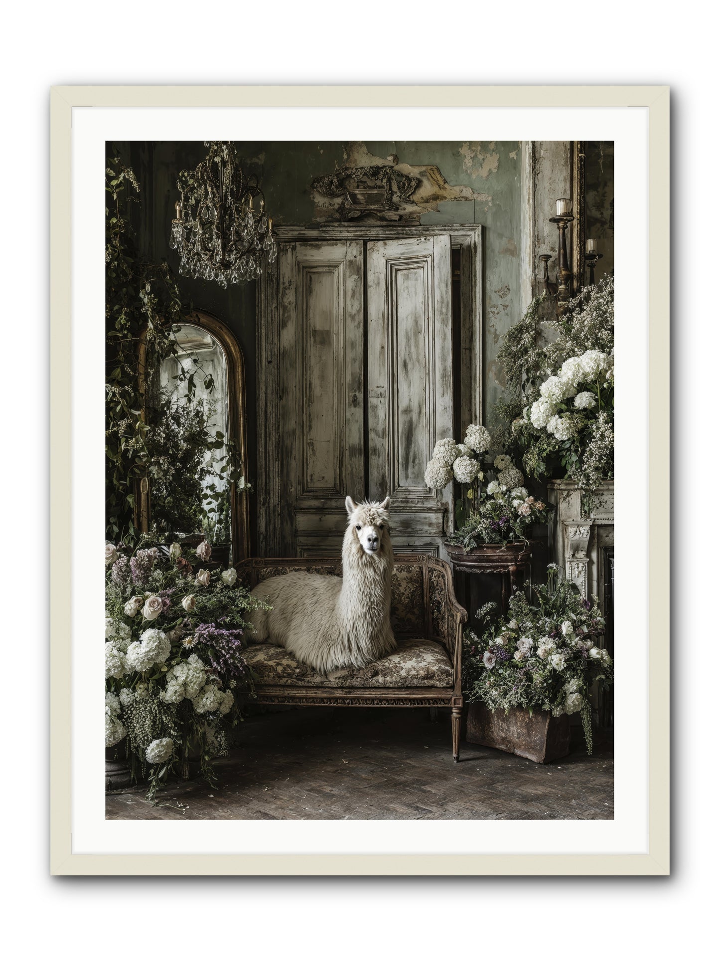 Bohemia -- Framed Print - White 30x40