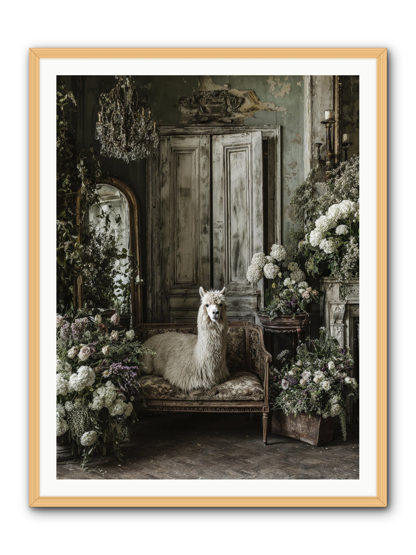 Bohemia -- Framed Print - Natural 36x48