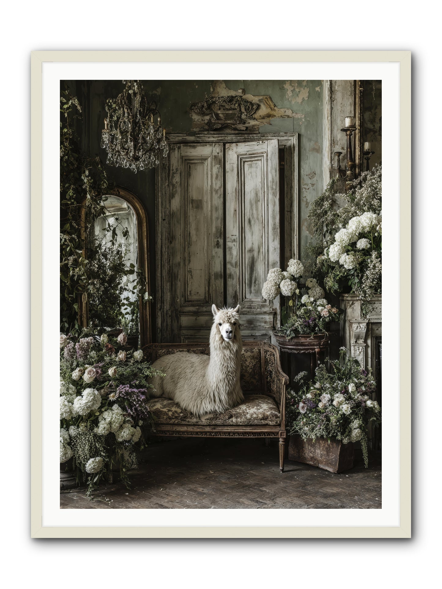 Bohemia -- Framed Print - White 36x48