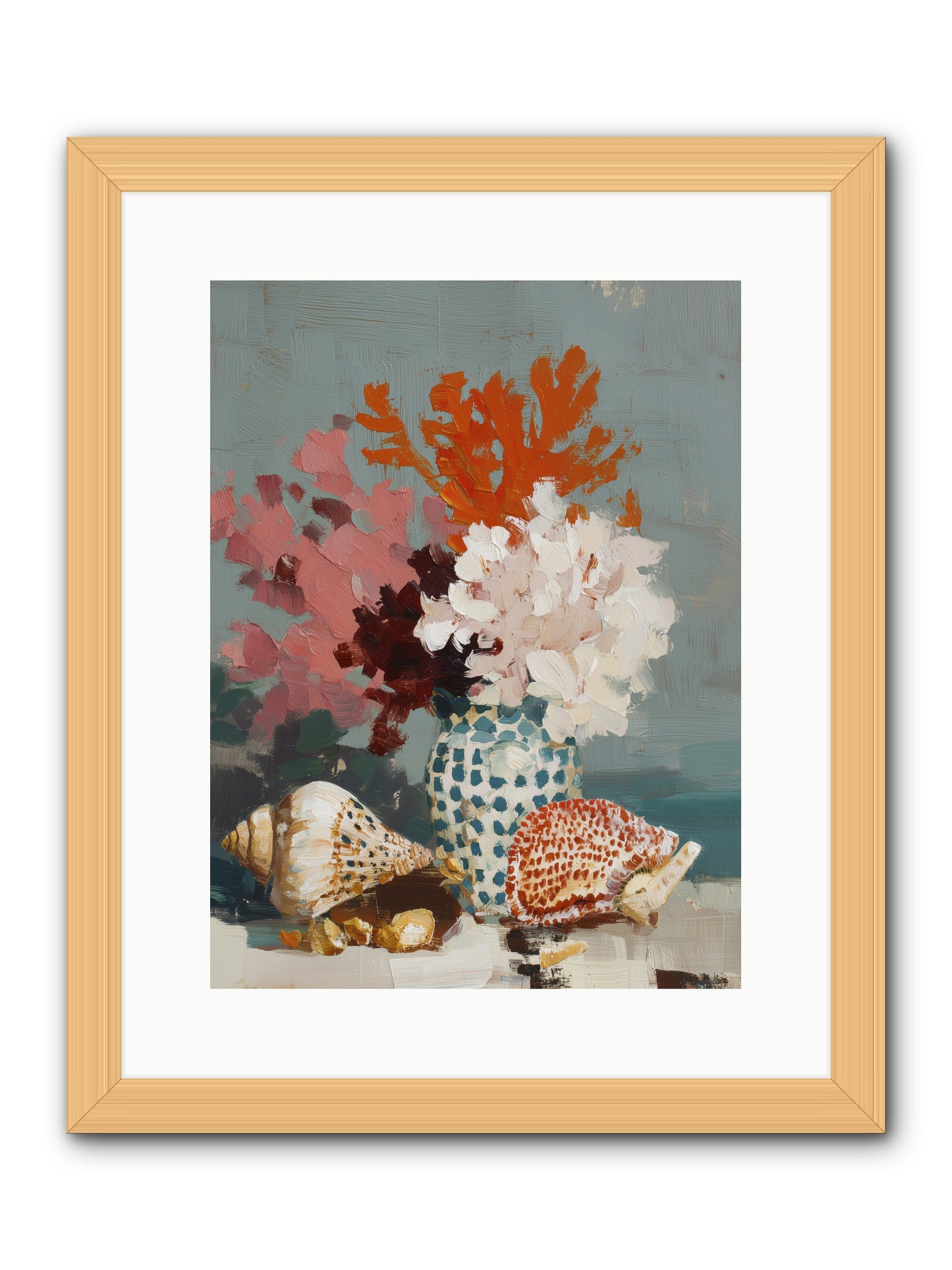 Bohemian Assembly -- Framed Print - Natural 12x16