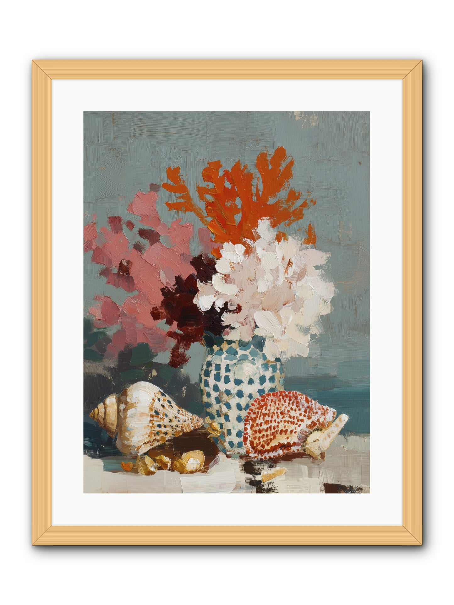 Bohemian Assembly -- Framed Print - Natural 18x24