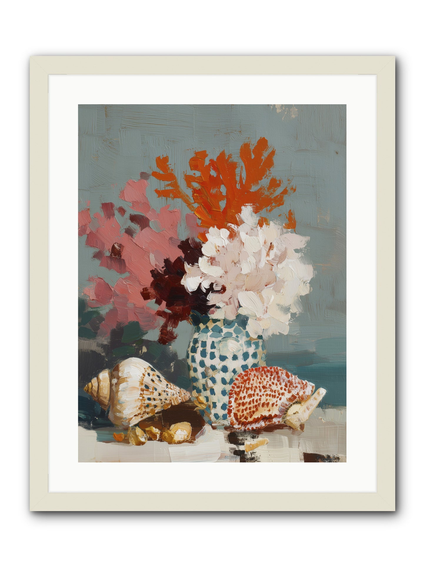 Bohemian Assembly -- Framed Print - White 18x24
