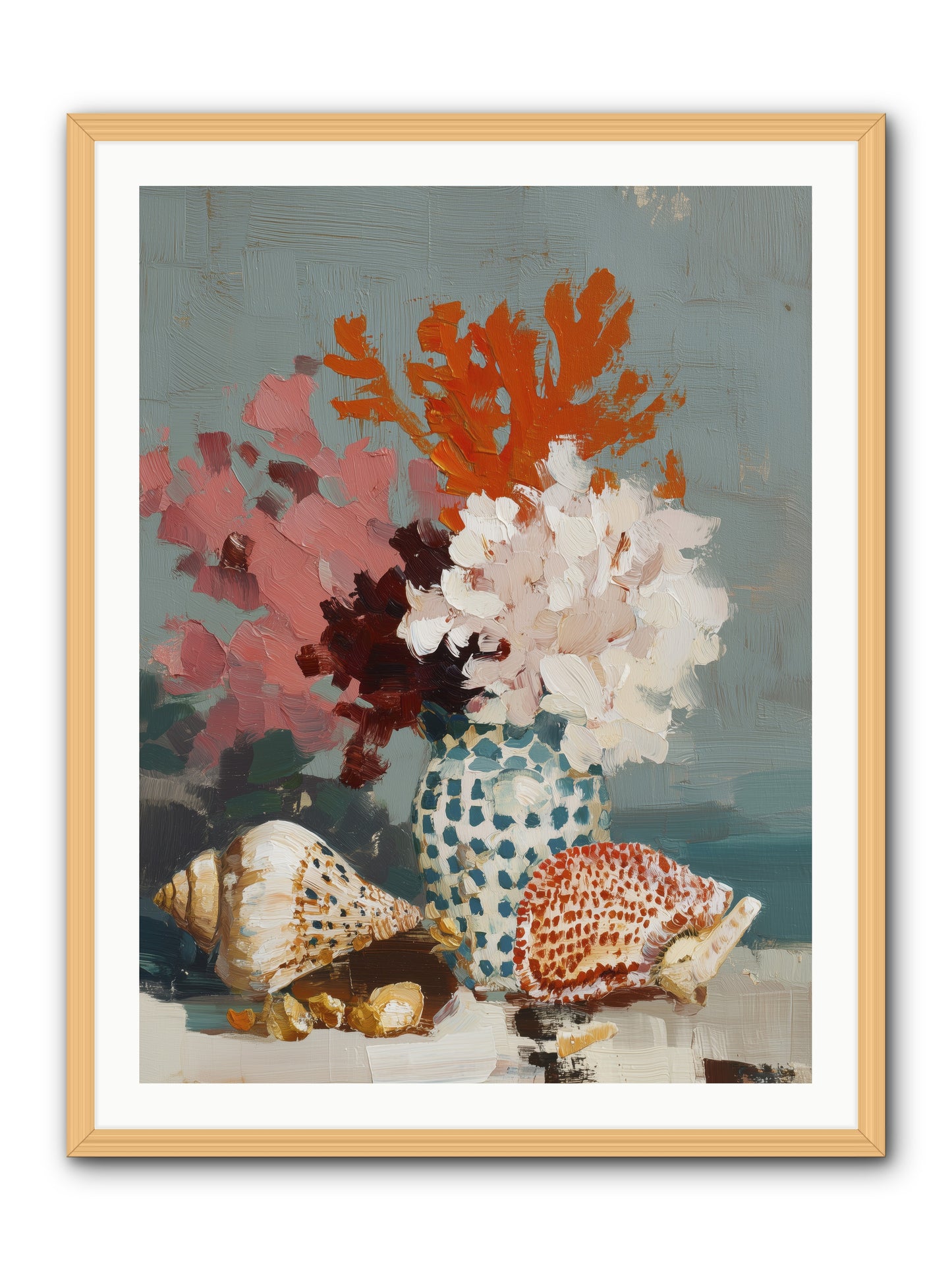 Bohemian Assembly -- Framed Print - Natural 30x40