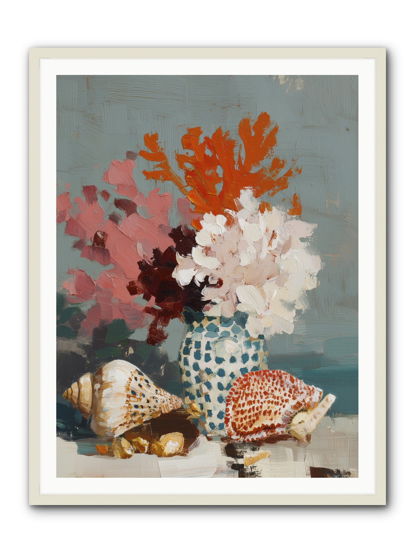 Bohemian Assembly -- Framed Print - White 36x48