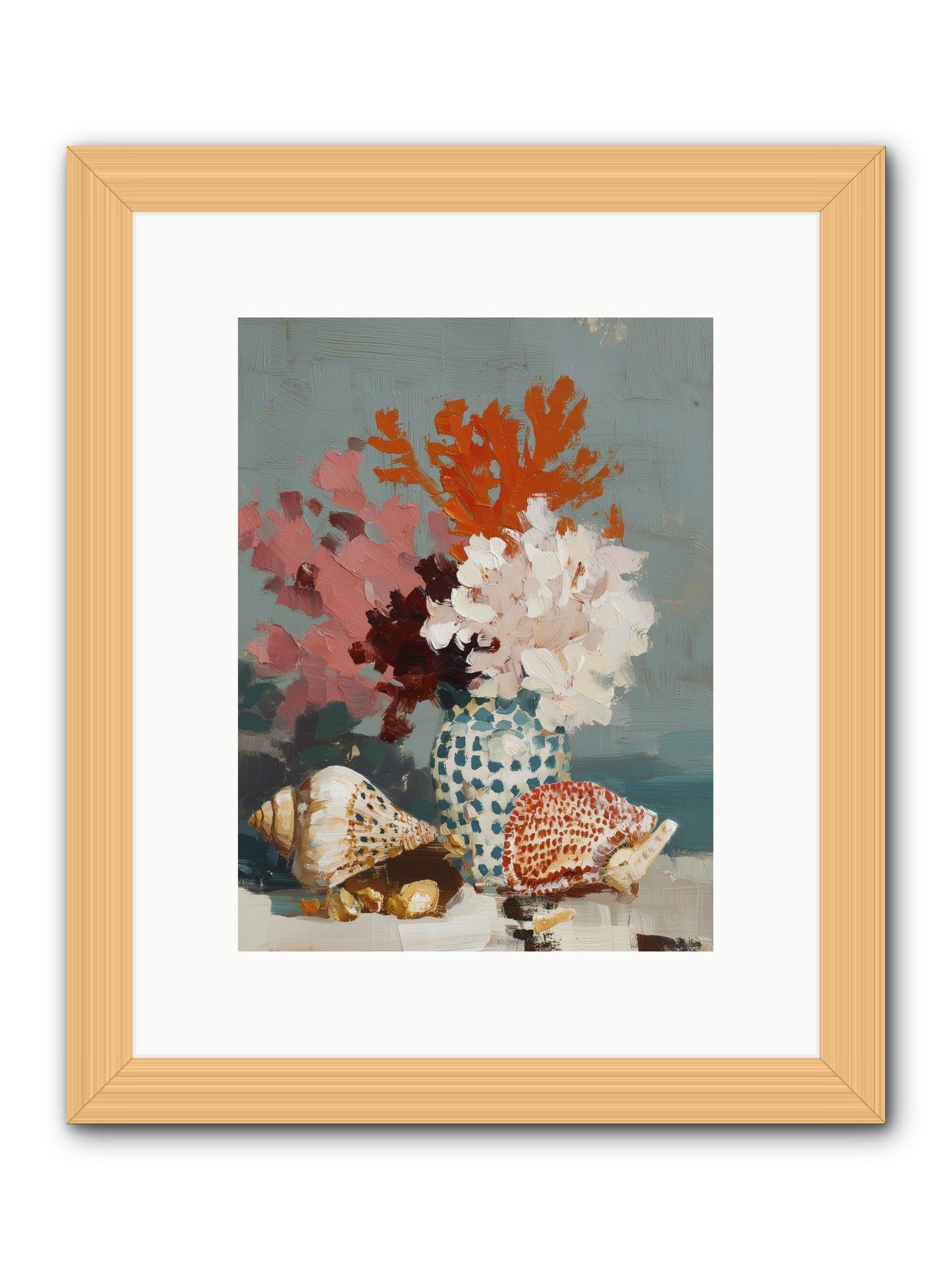 Bohemian Assembly -- Framed Print - Natural 9x12