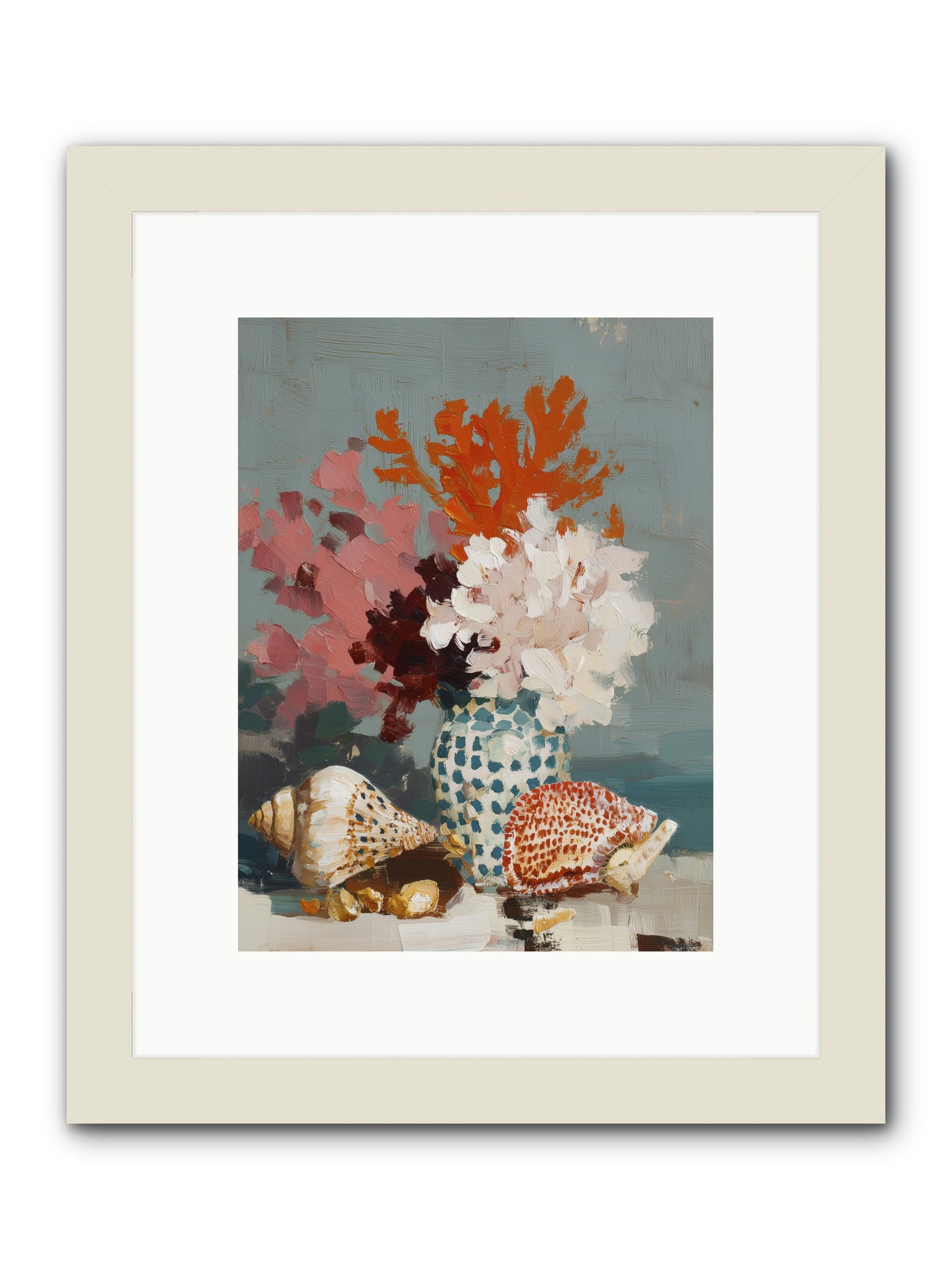 Bohemian Assembly -- Framed Print - White 9x12