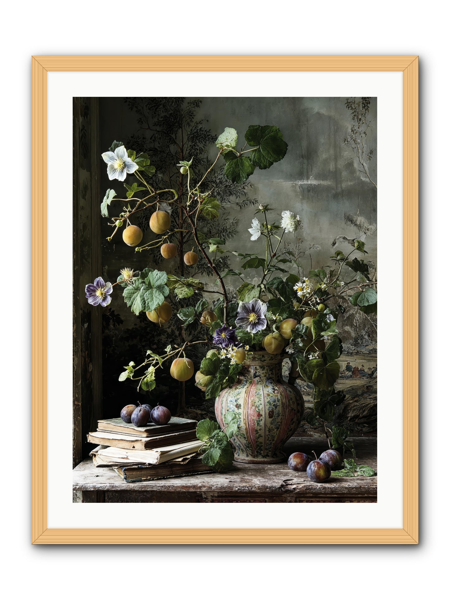 Bon vivant -- Framed Print - Natural 24x32