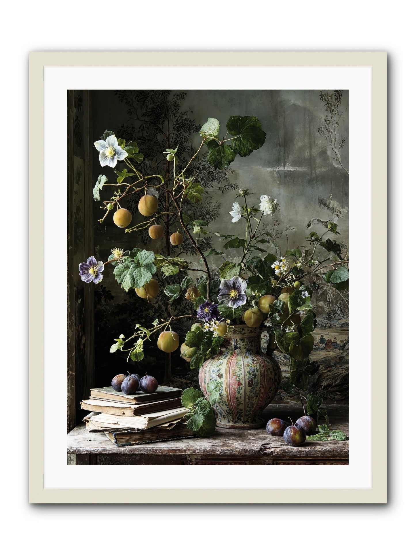 Bon vivant -- Framed Print - White 24x32