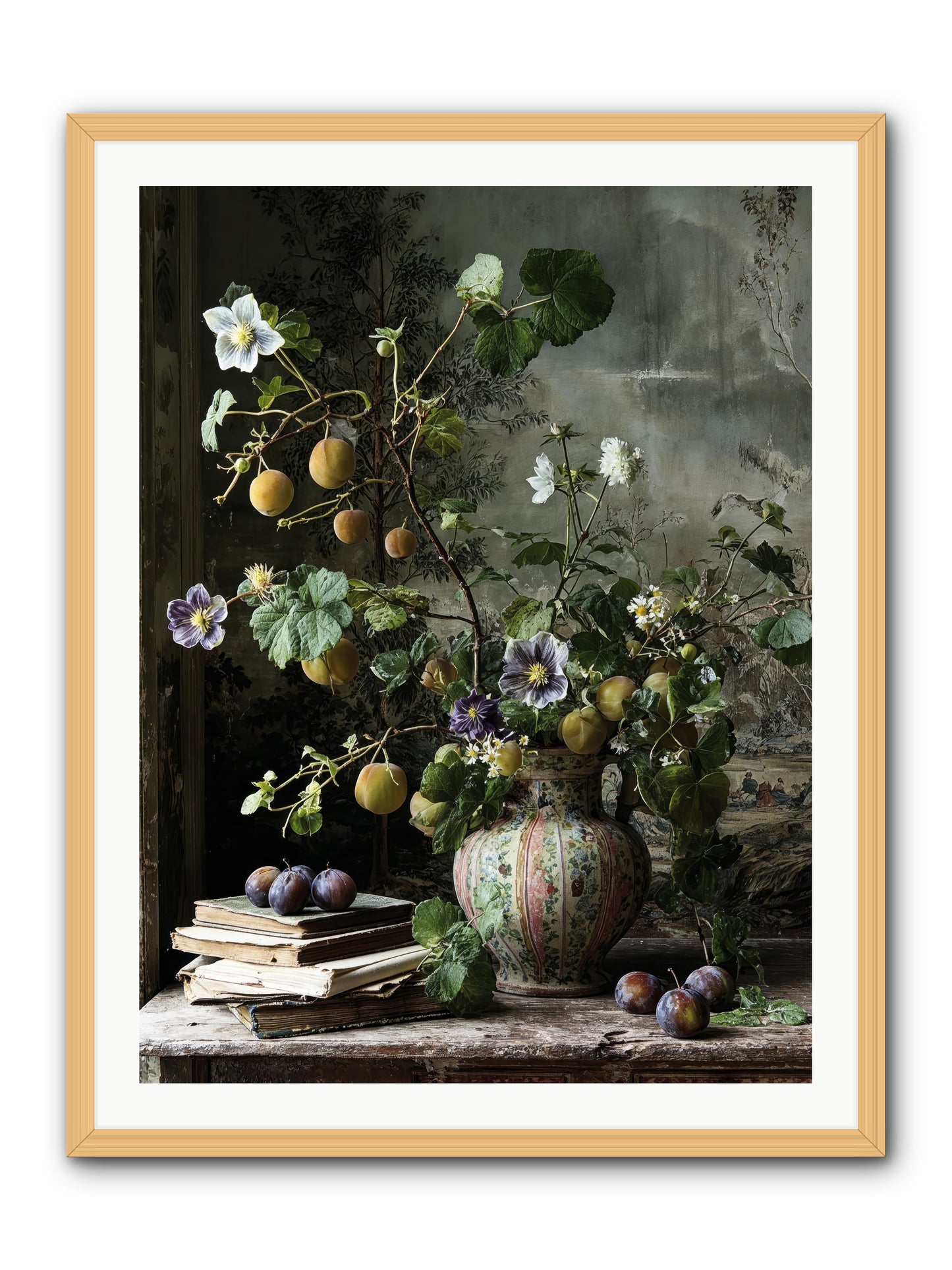 Bon vivant -- Framed Print - Natural 30x40