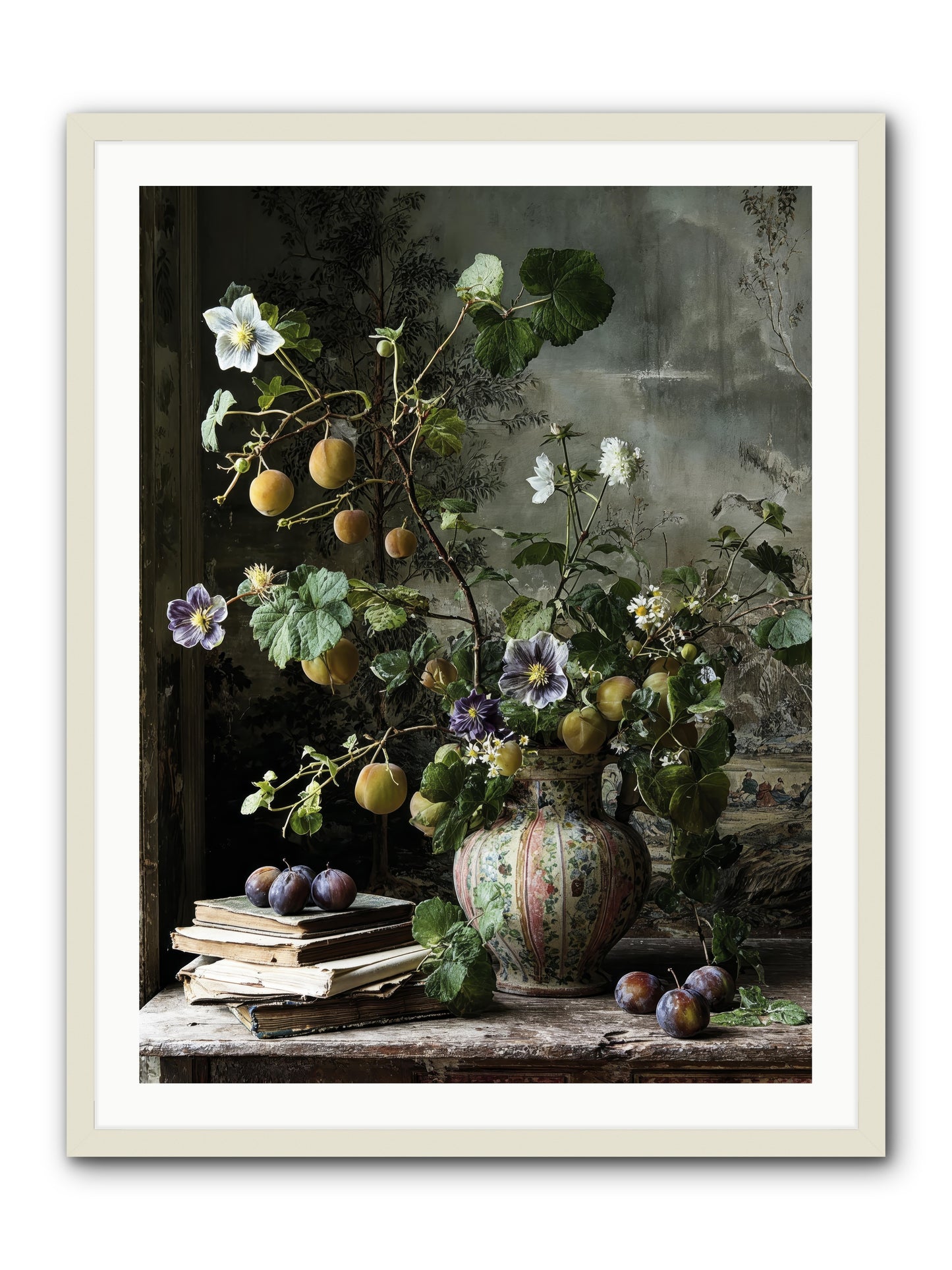 Bon vivant -- Framed Print - White 30x40