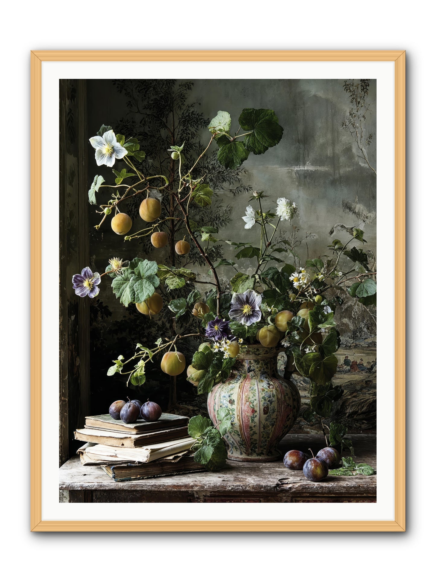 Bon vivant -- Framed Print - Natural 36x48