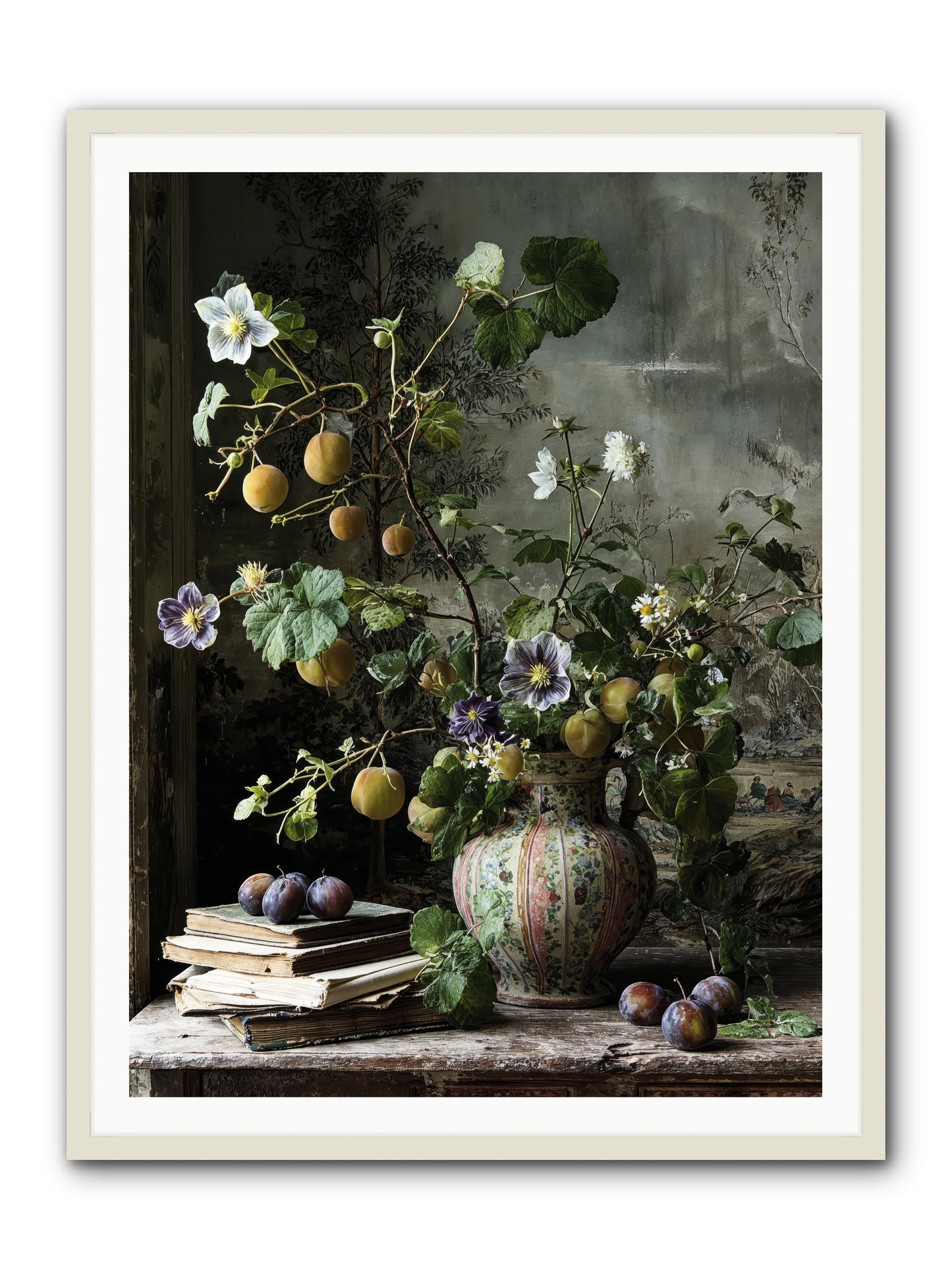 Bon vivant -- Framed Print - White 36x48