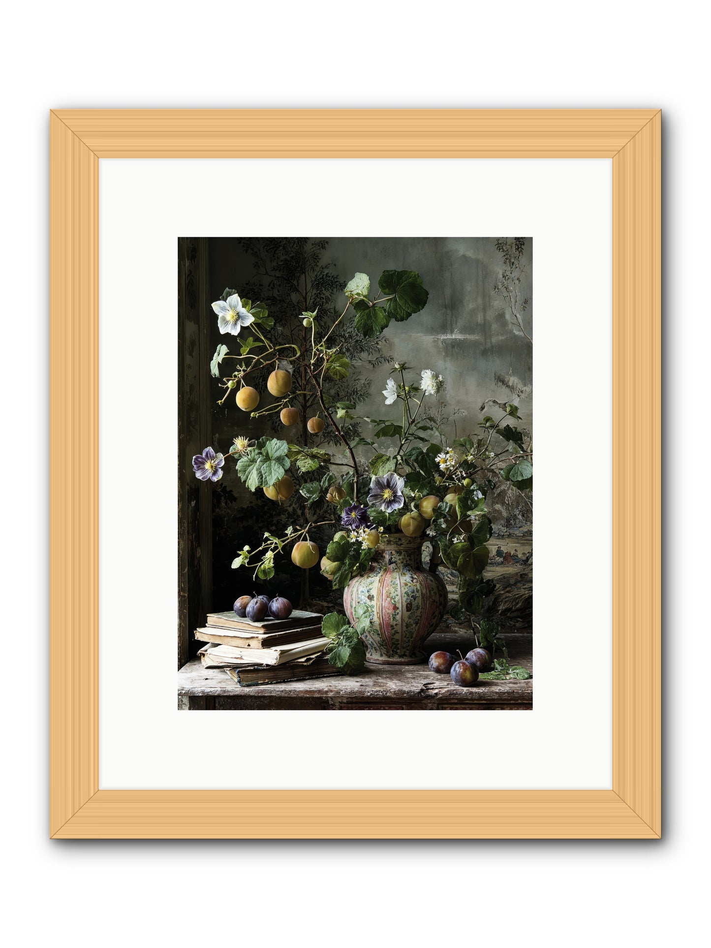 Bon vivant -- Framed Print - Natural 9x12