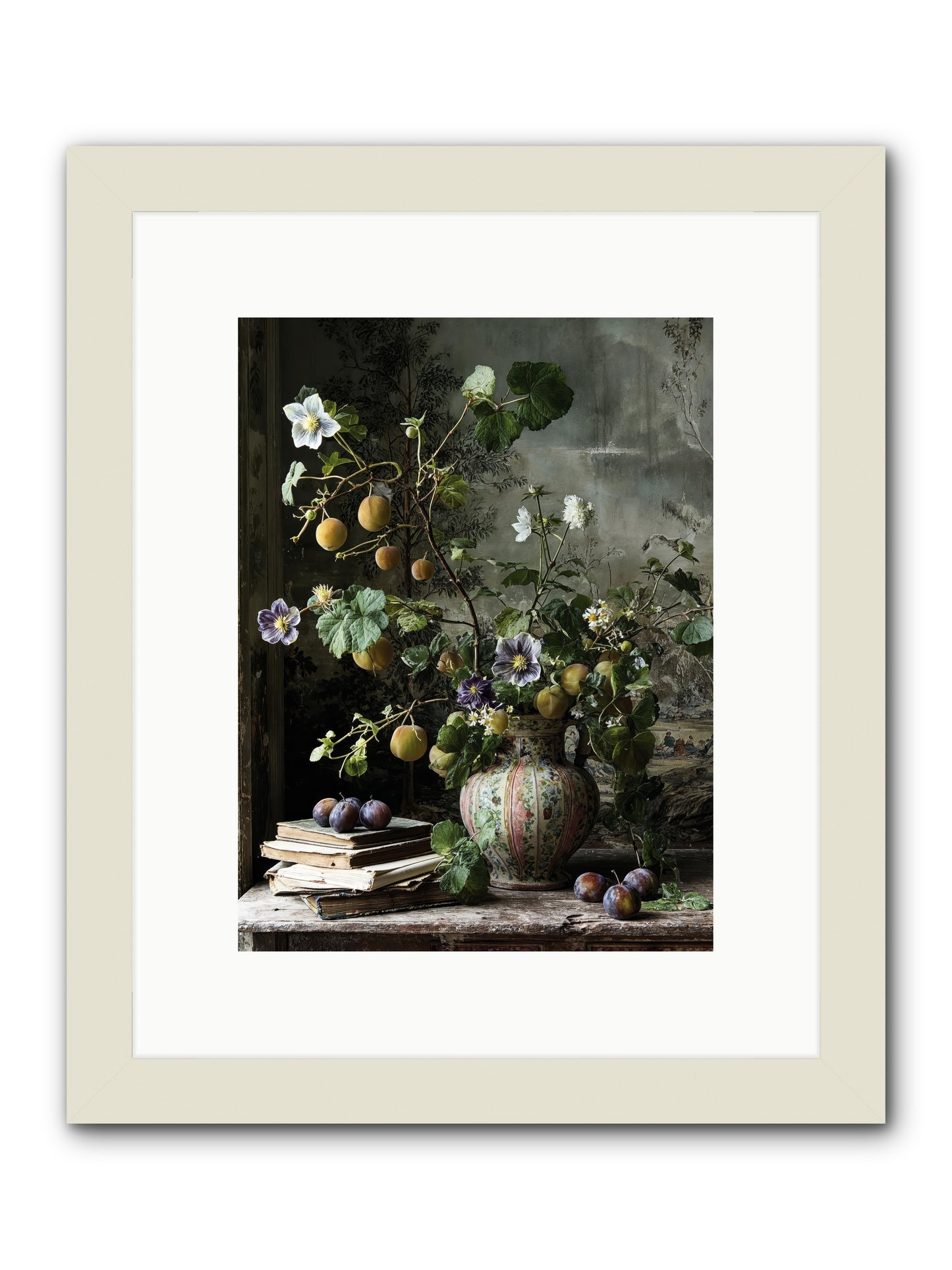 Bon vivant -- Framed Print - White 9x12