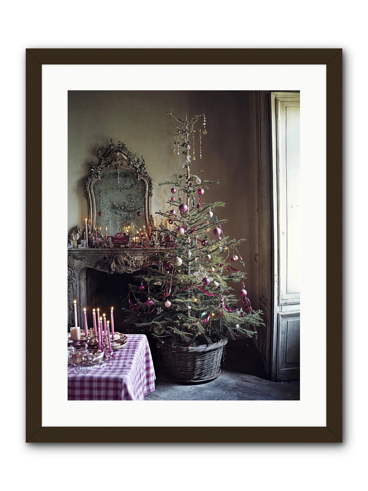 Bonbon Boulevard -- Framed Print - Black 18x24