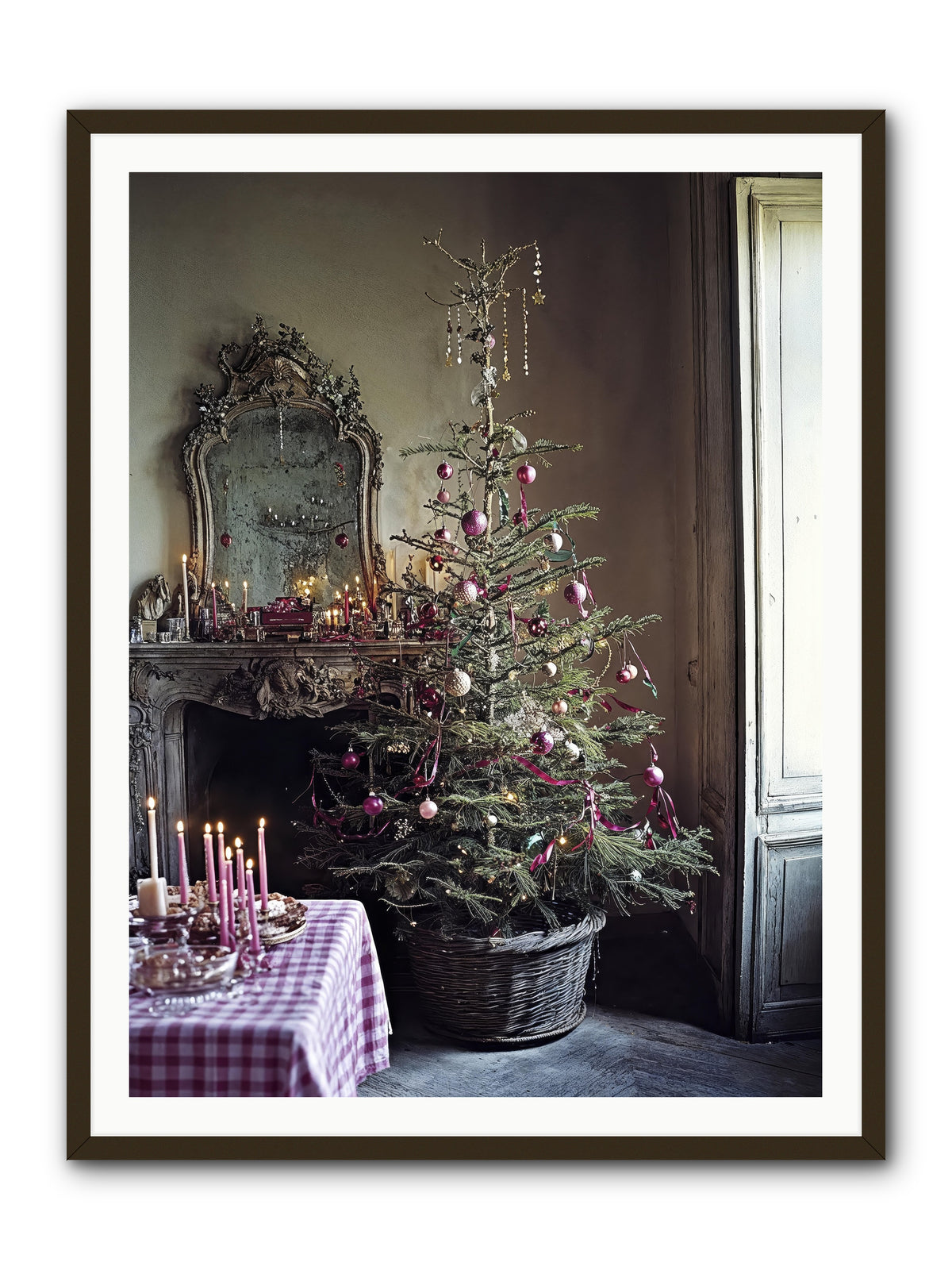 Bonbon Boulevard -- Framed Print - Black 36x48