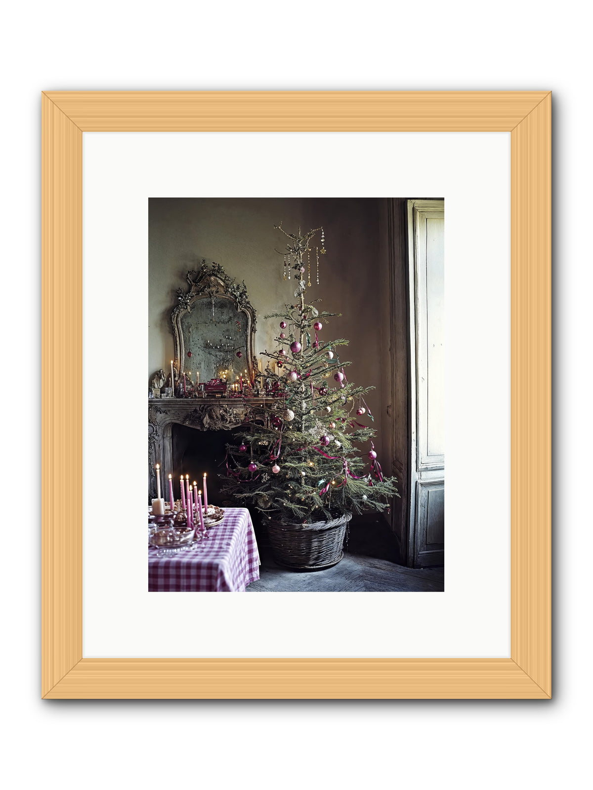 Bonbon Boulevard -- Framed Print - Natural 9x12
