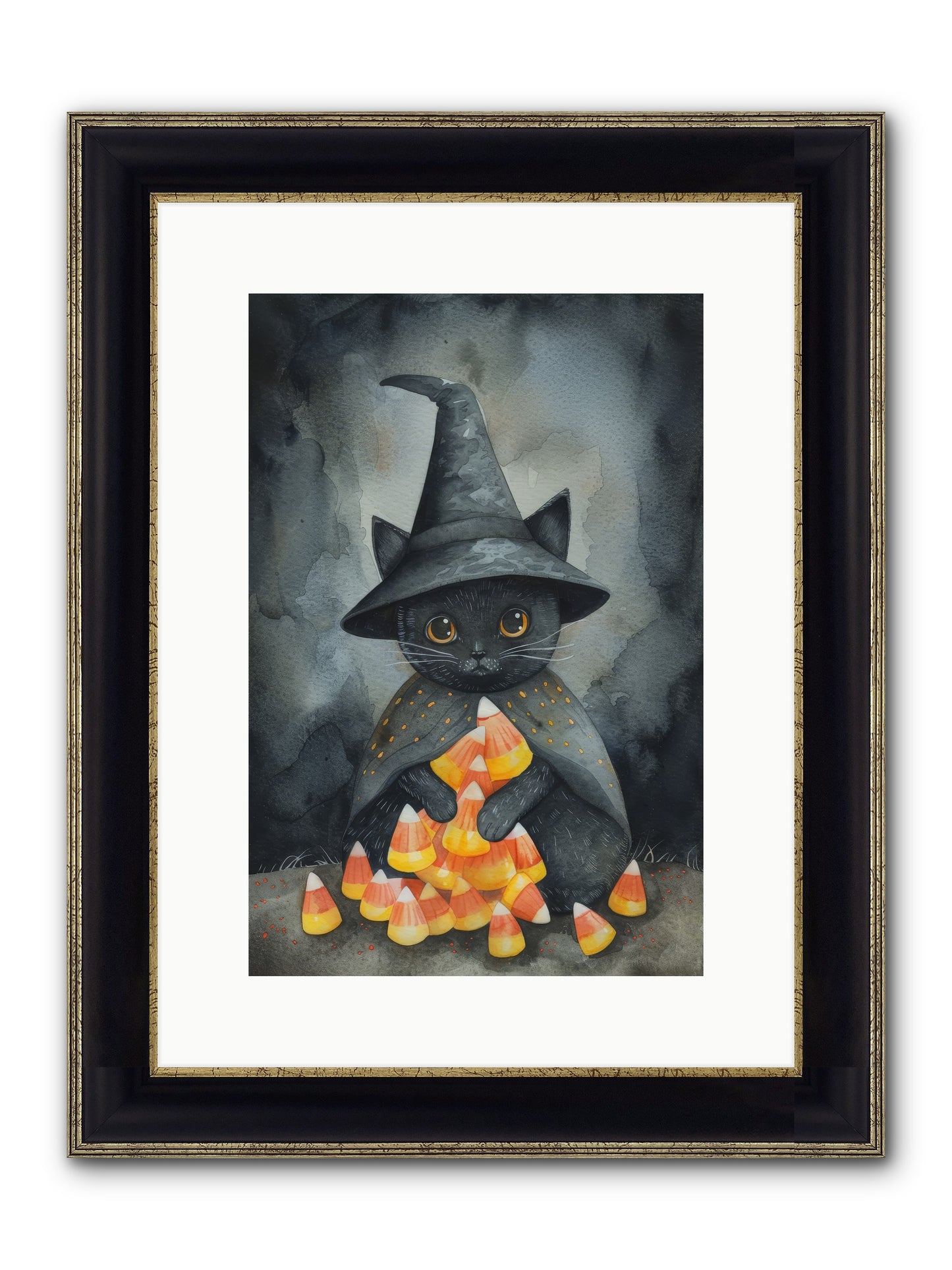 Bonbon Noir — Bonbon-Noir-10x15-Framed-Print-Black-Gold.jpg
