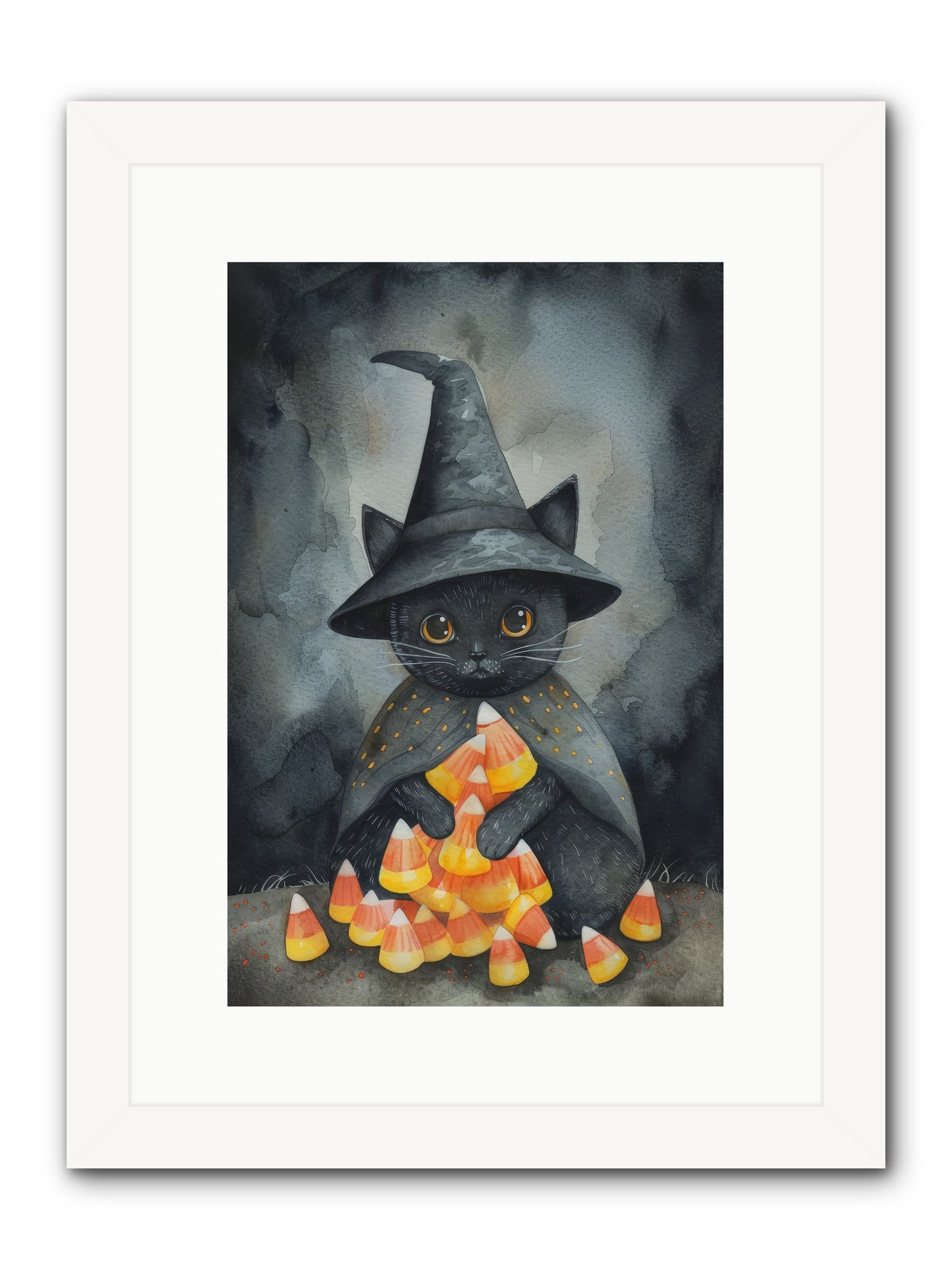 Bonbon Noir — Bonbon-Noir-10x15-Framed-Print-White.jpg