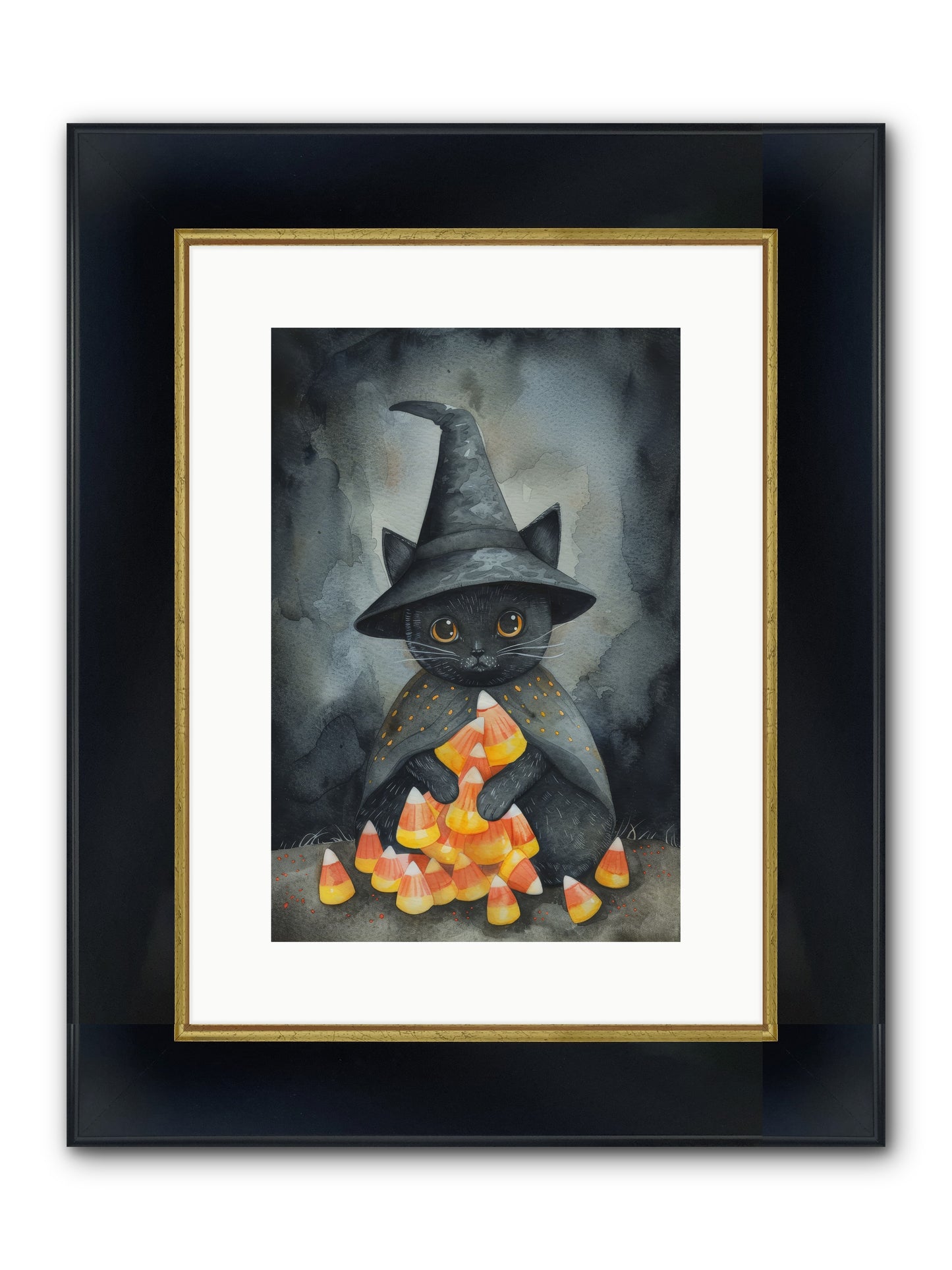 Bonbon Noir — Bonbon-Noir-10x15-Framed-Print-Wide-Black-w-Gold.jpg