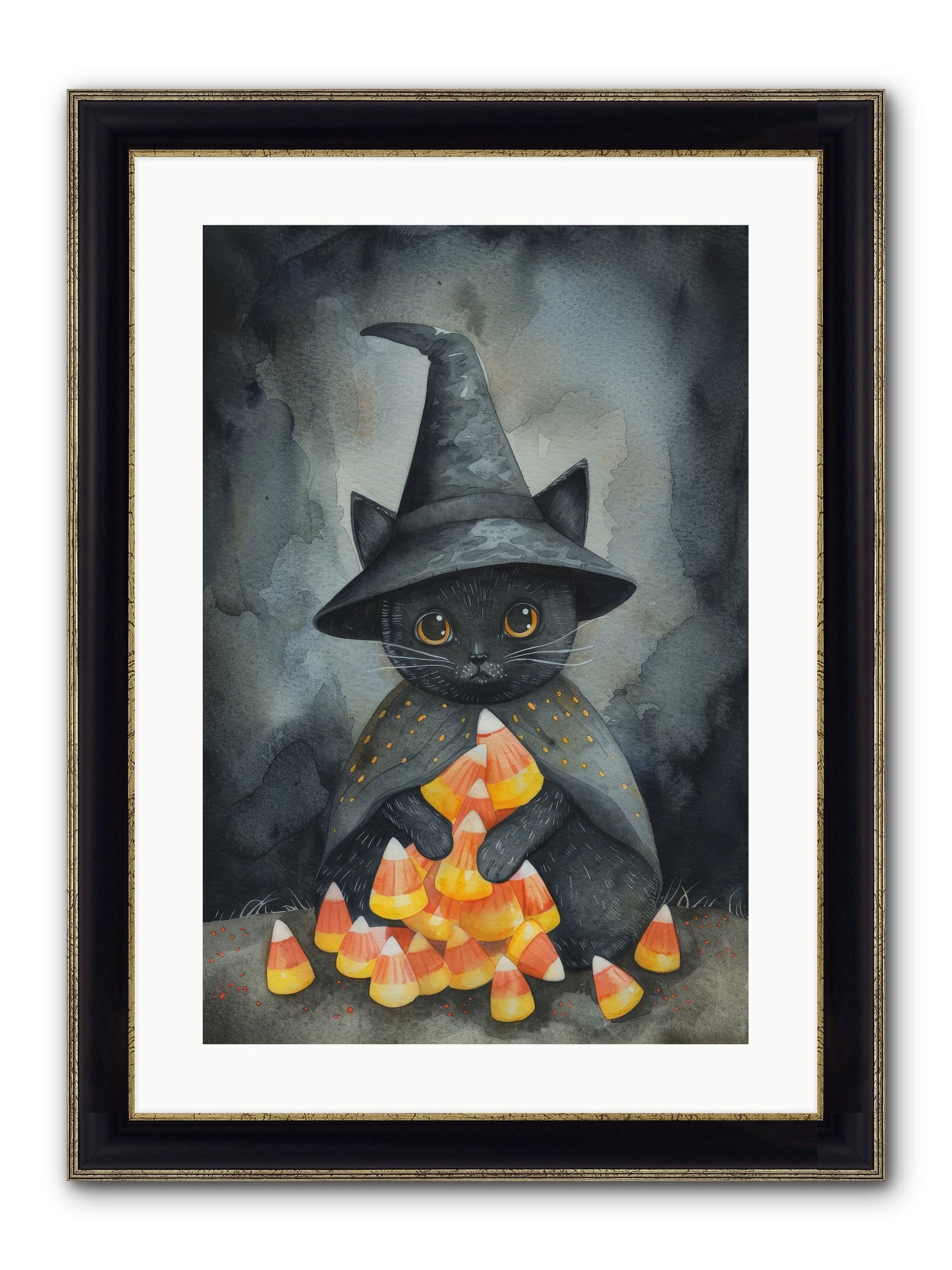 Bonbon Noir — Bonbon-Noir-16x24-Framed-Print-Black-Gold.jpg