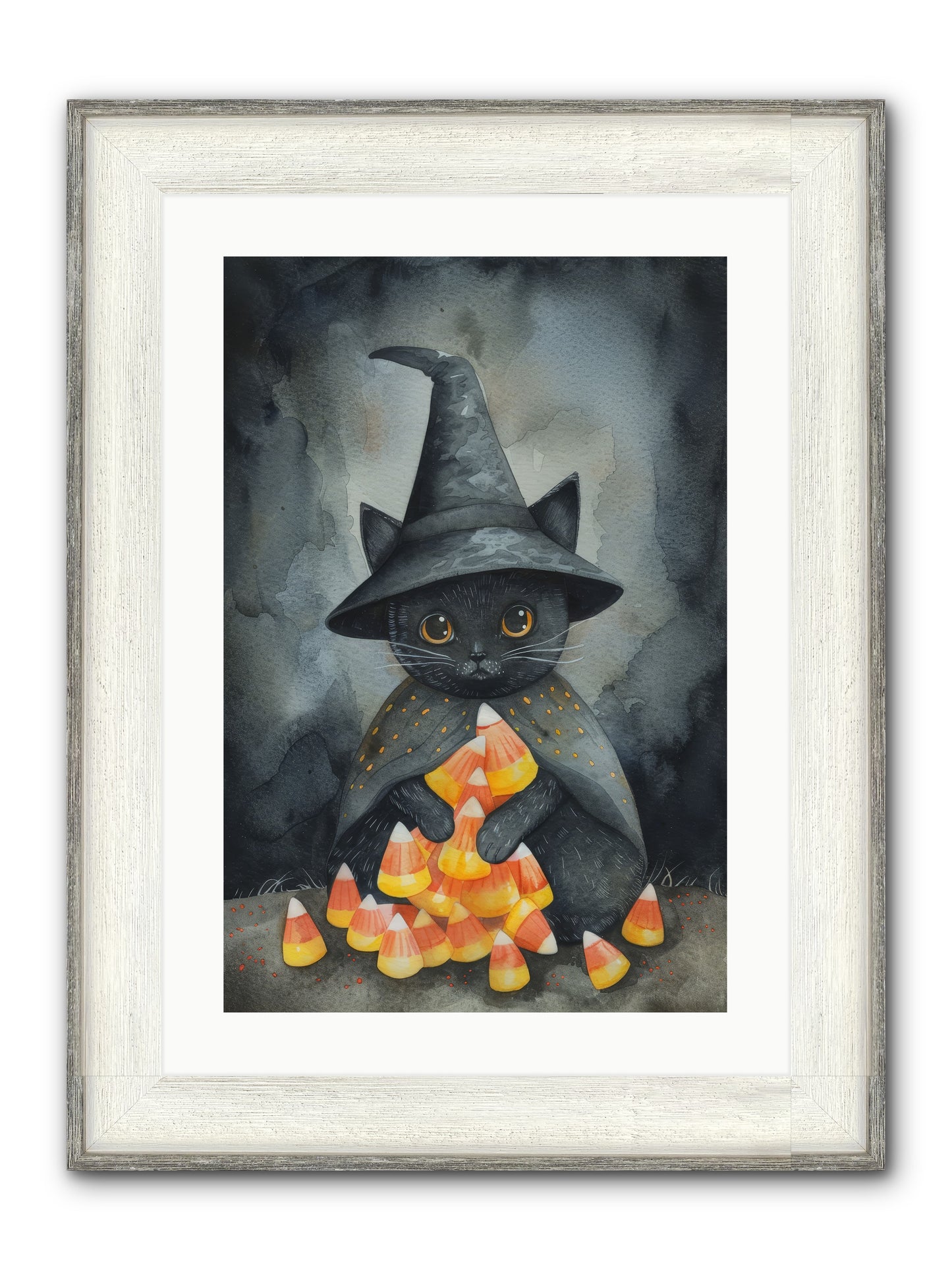 Bonbon Noir — Bonbon-Noir-16x24-Framed-Print-Driftwood-White.jpg