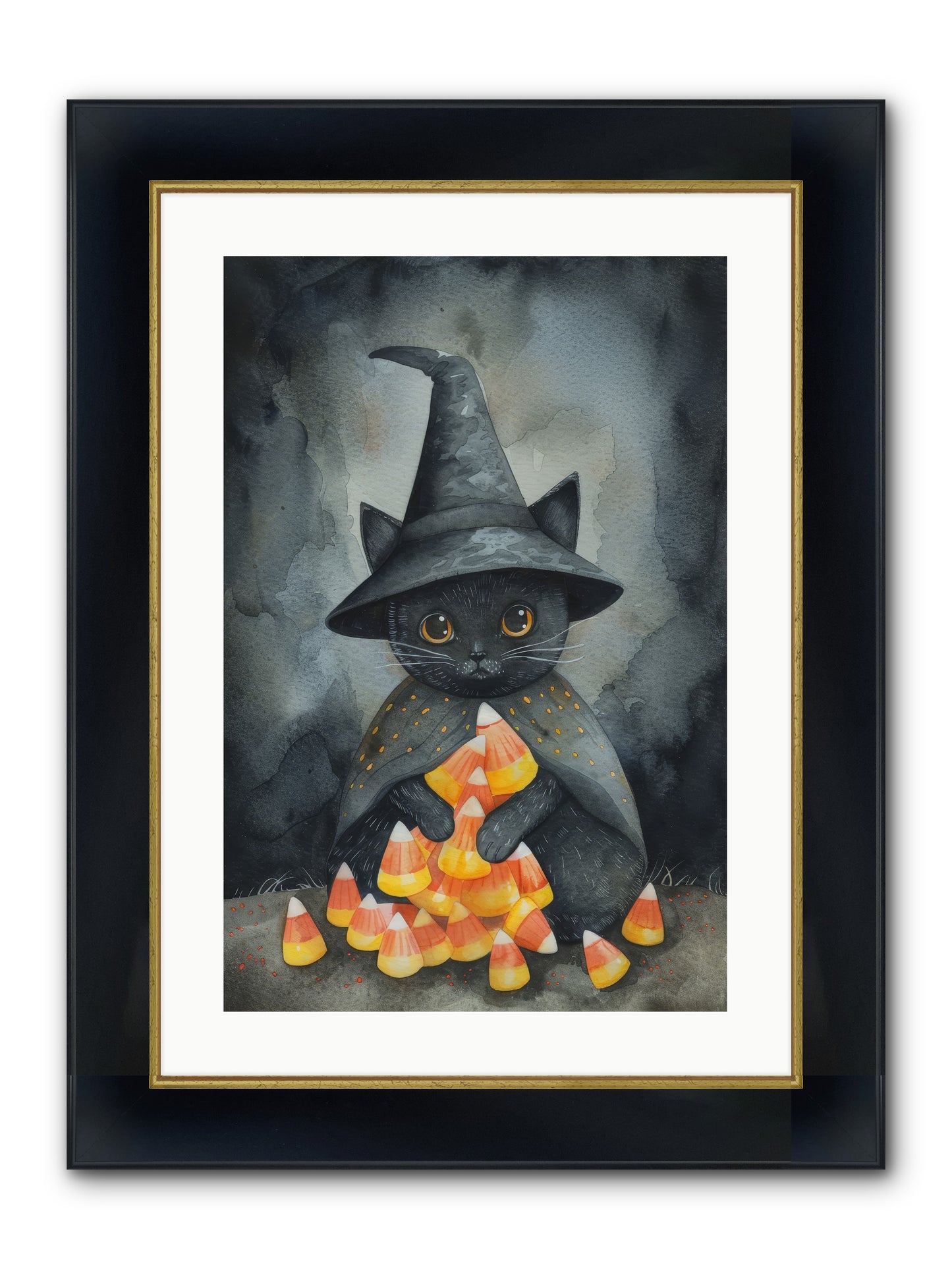 Bonbon Noir — Bonbon-Noir-16x24-Framed-Print-Wide-Black-w-Gold.jpg
