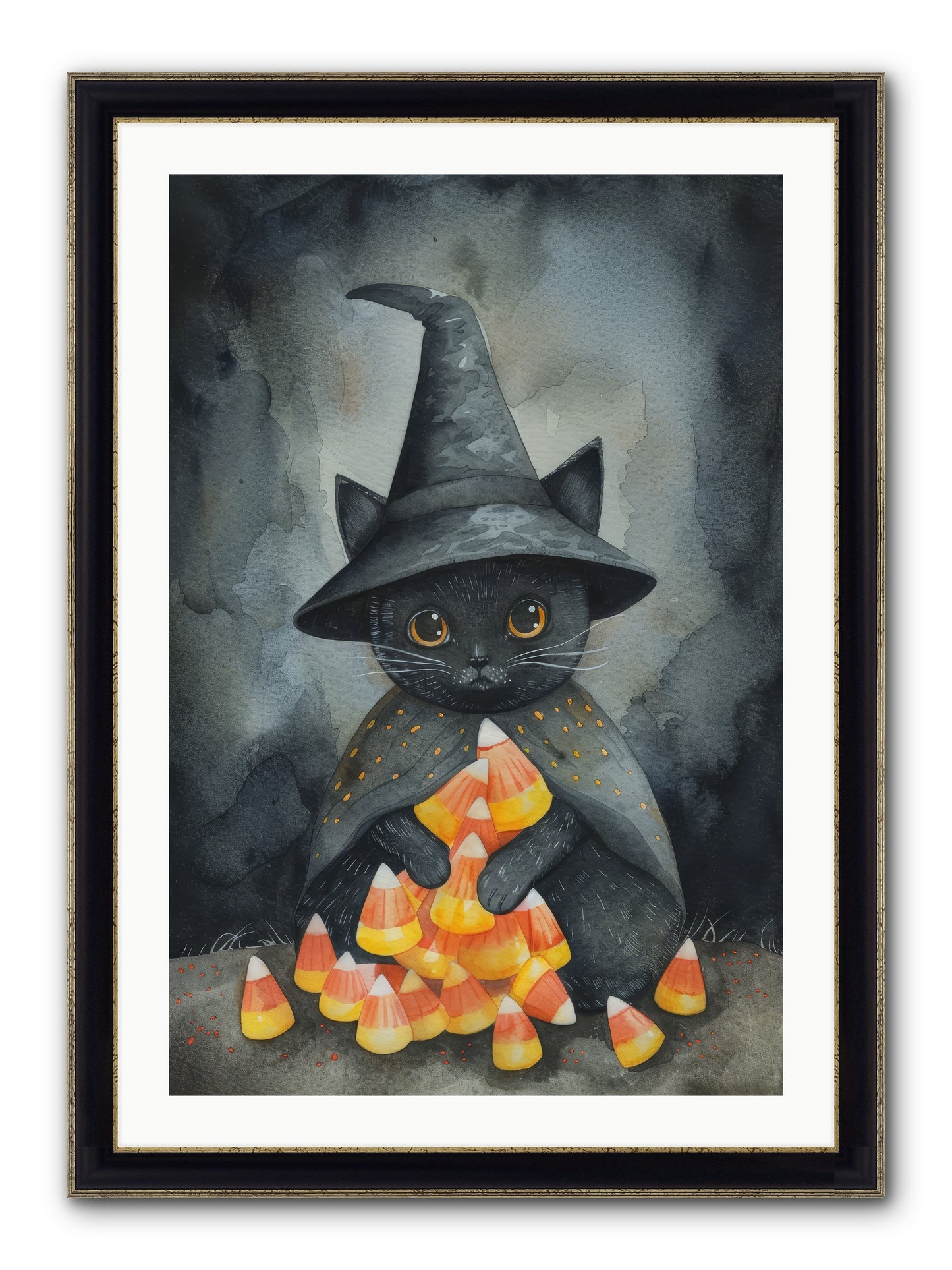 Bonbon Noir — Bonbon-Noir-24x36-Framed-Print-Black-Gold.jpg