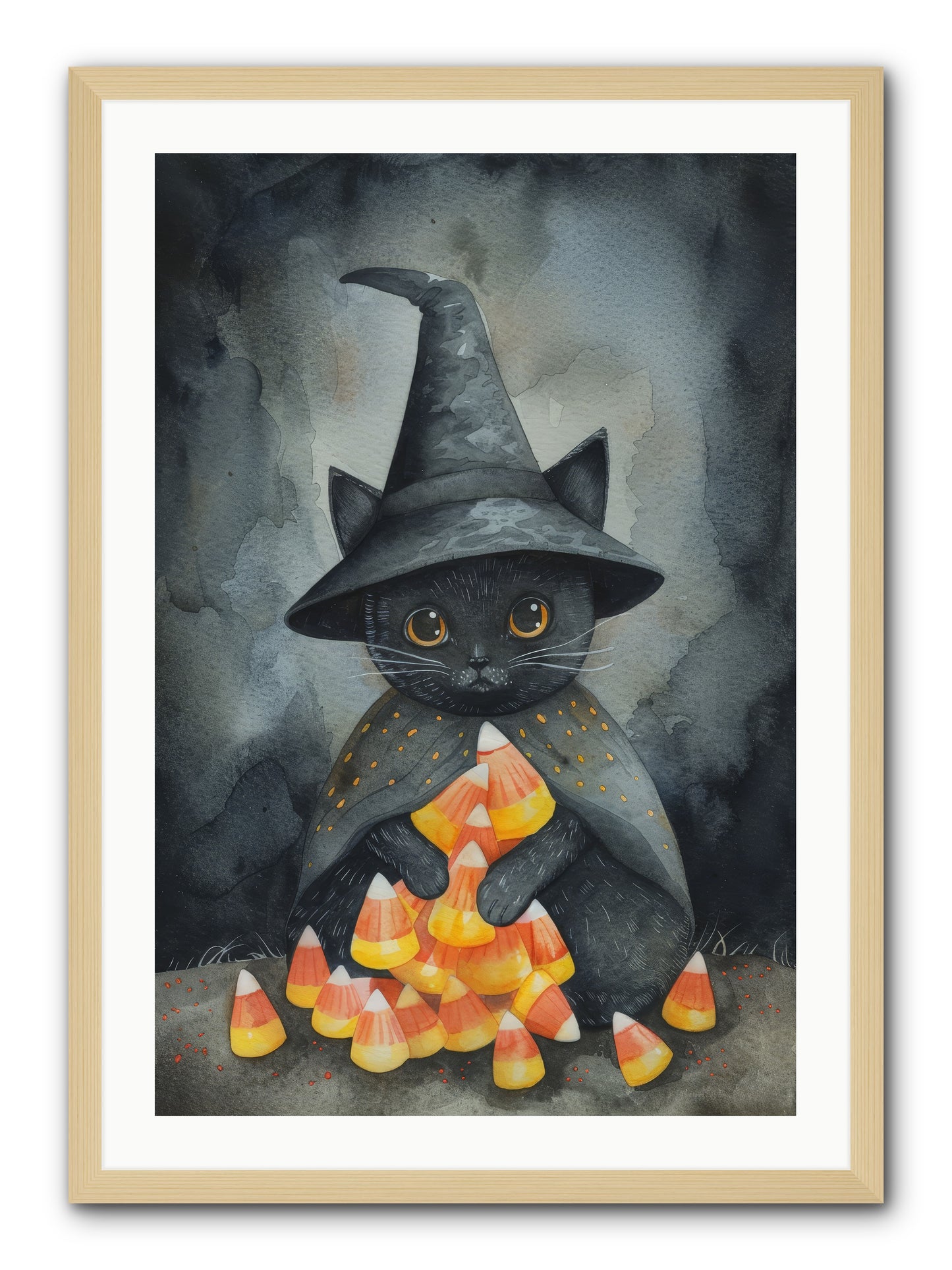Bonbon Noir — Bonbon-Noir-24x36-Framed-Print-Natural.jpg