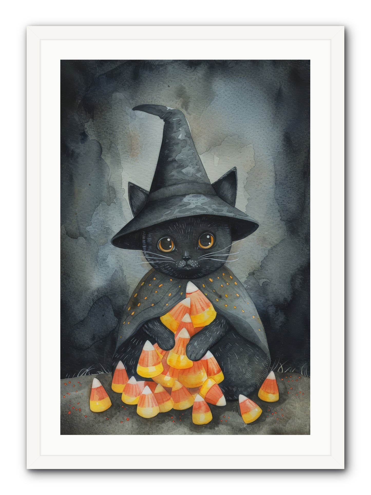 Bonbon Noir — Bonbon-Noir-24x36-Framed-Print-White.jpg