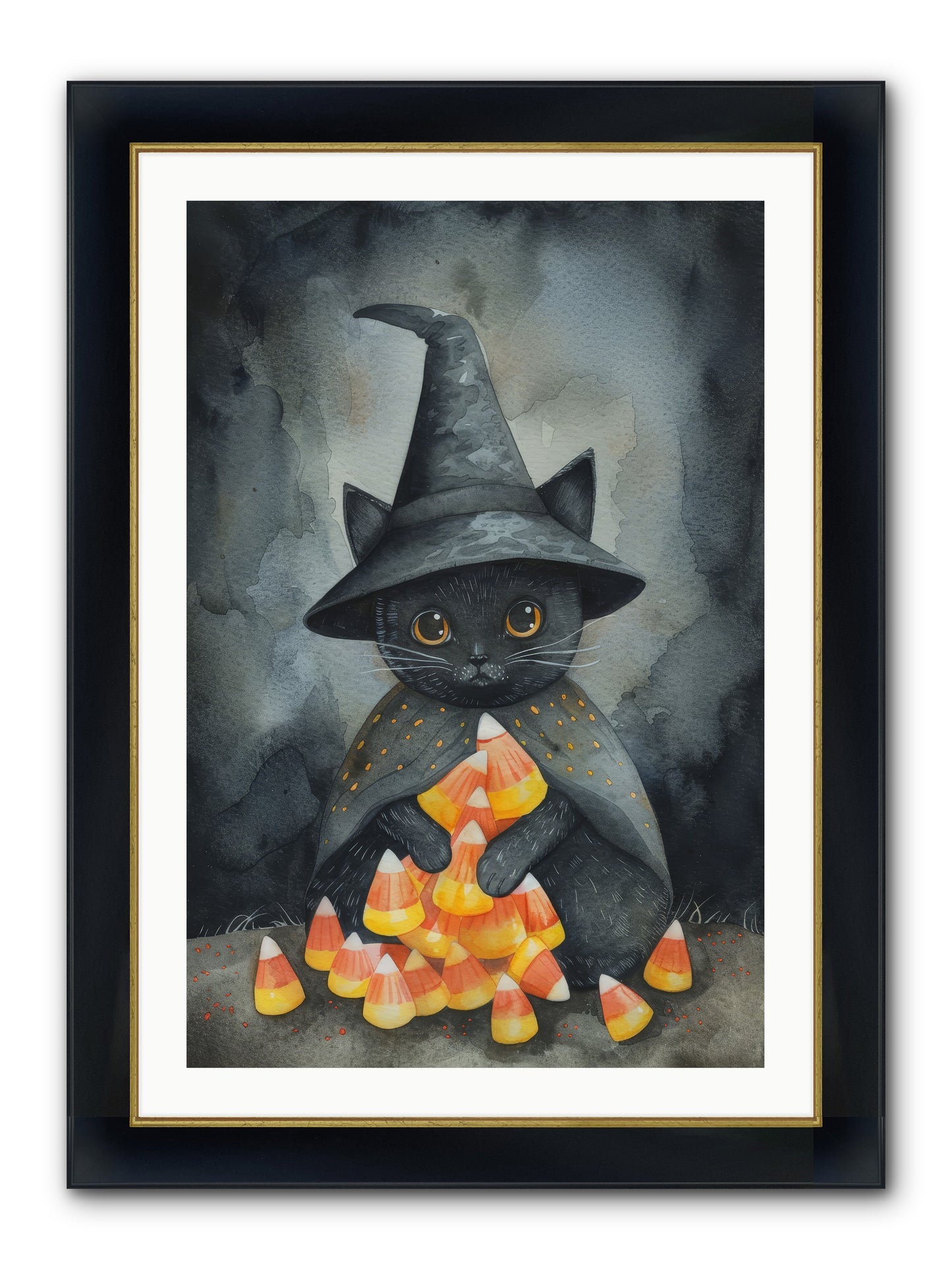 Bonbon Noir — Bonbon-Noir-24x36-Framed-Print-Wide-Black-w-Gold.jpg