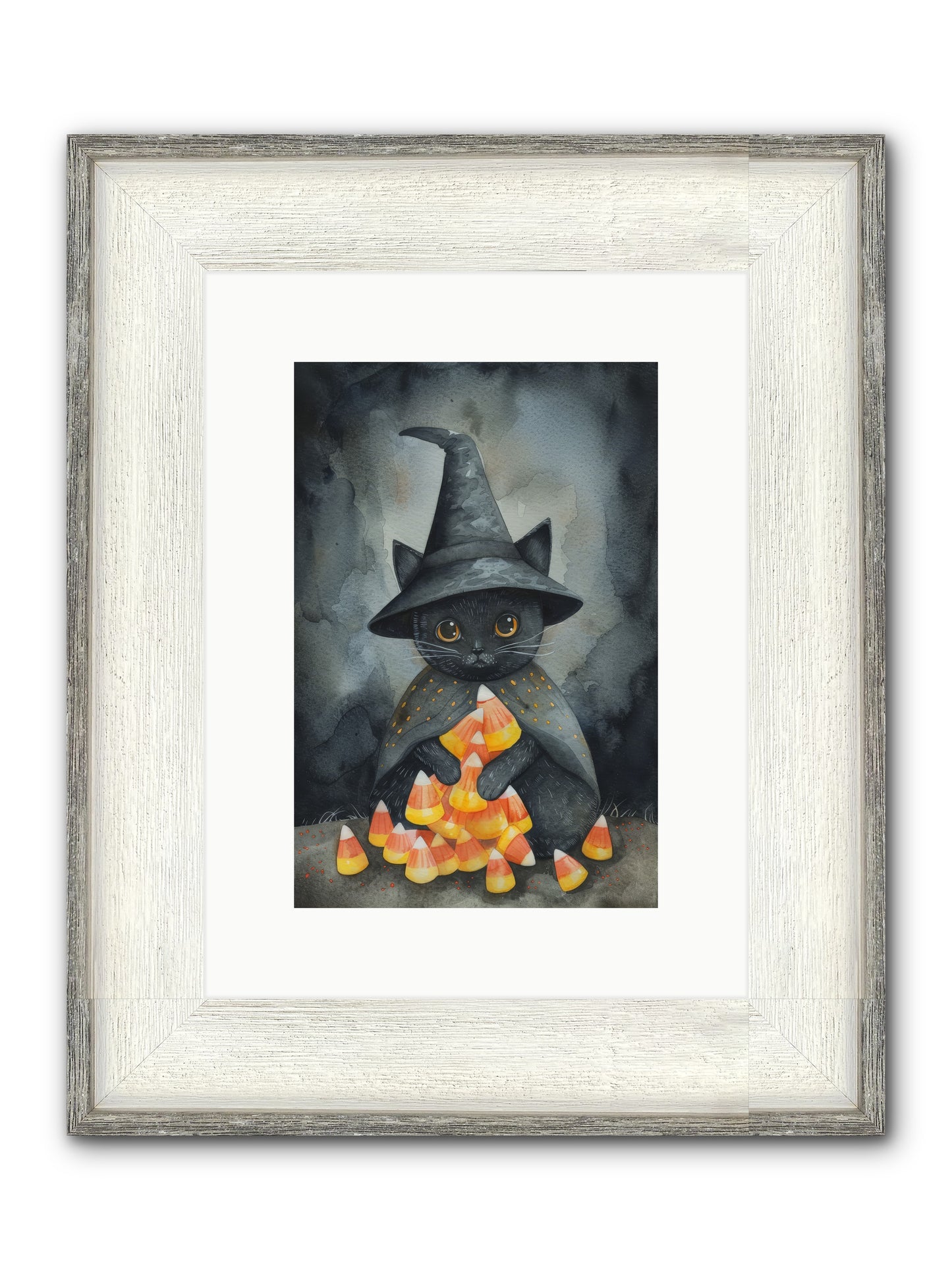 Bonbon Noir — Bonbon-Noir-8x12-Framed-Print-Driftwood-White.jpg